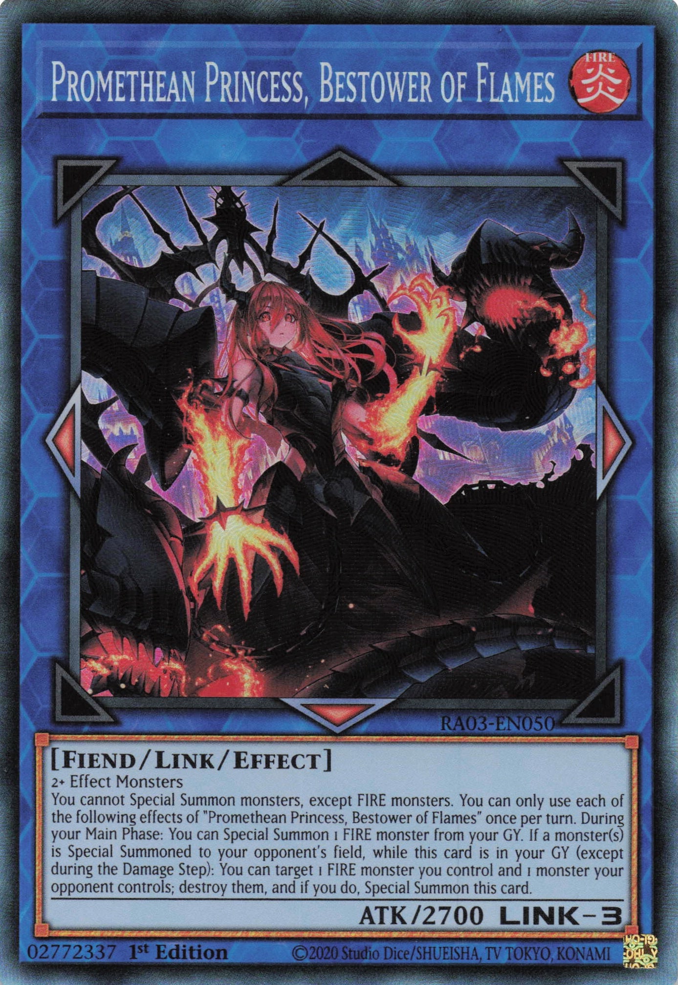Promethean Princess, Bestower of Flames RA03-EN050 - Collector's Rare -