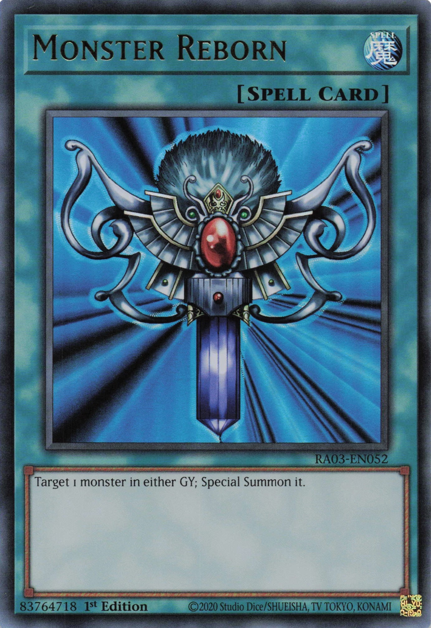 Monster Reborn RA03-EN052 - Ultra Rare -