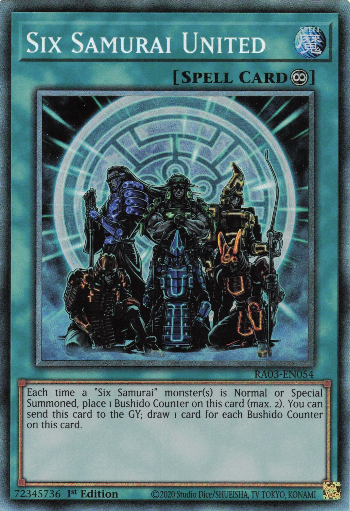 Six Samurai United RA03-EN054 - Collector's Rare -