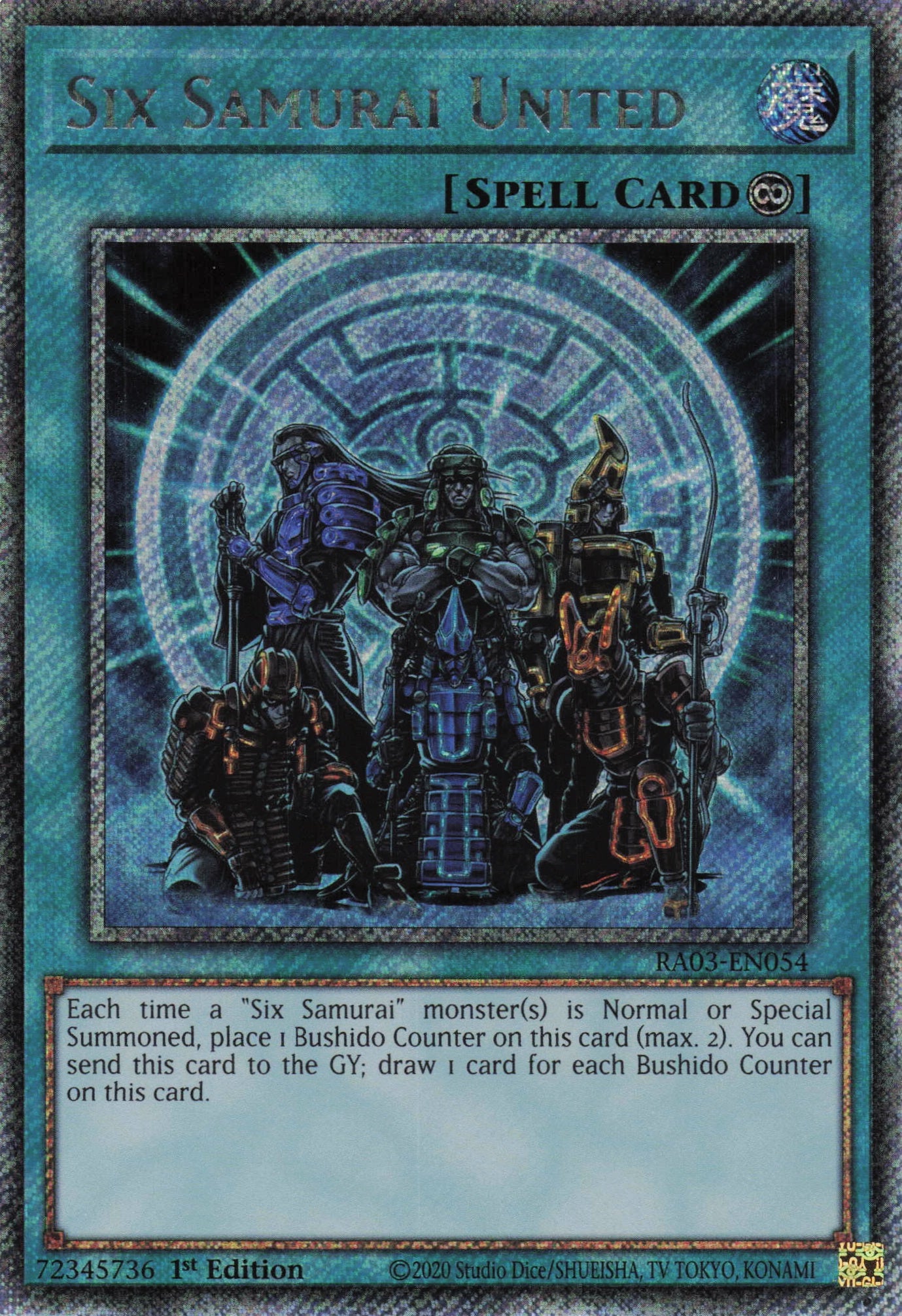 Six Samurai United RA03-EN054 - Platinum Secret Rare -
