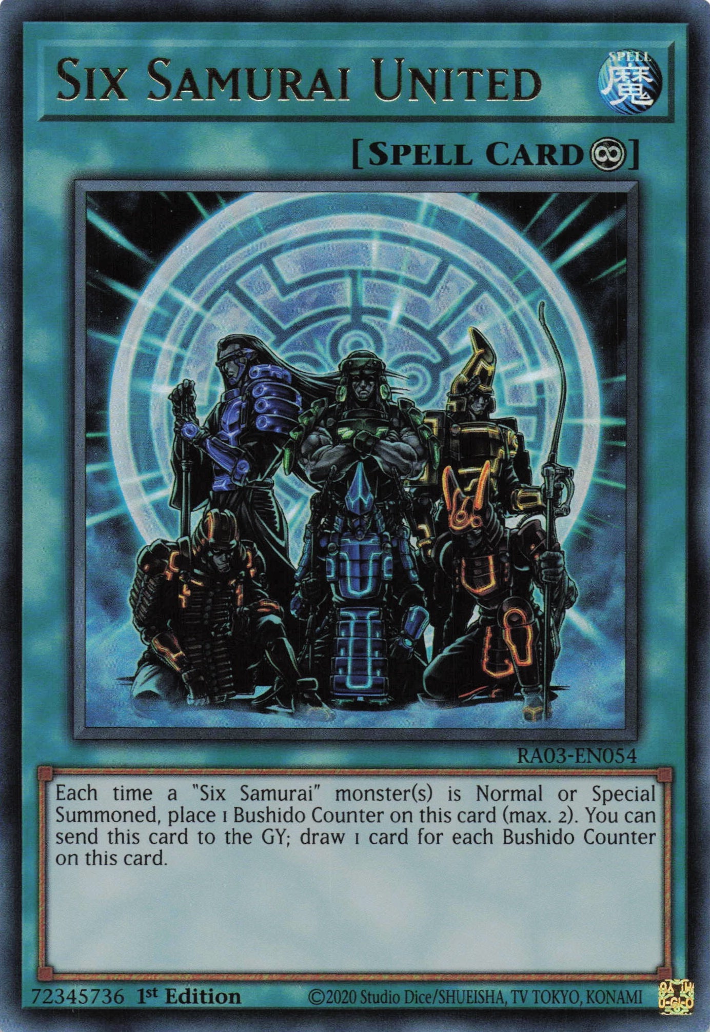 Six Samurai United RA03-EN054 - Ultra Rare -