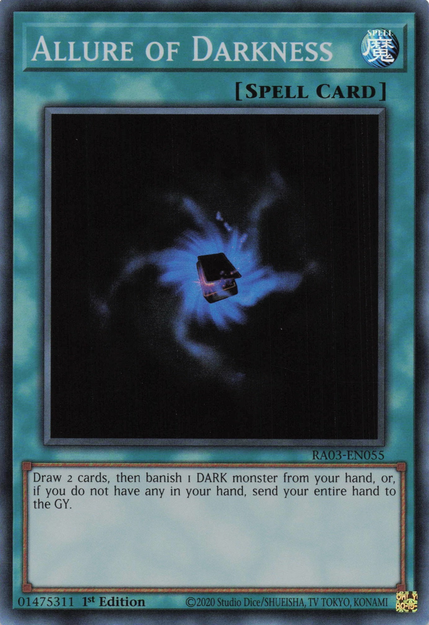 Allure of Darkness RA03-EN055 - - Super Rare - -