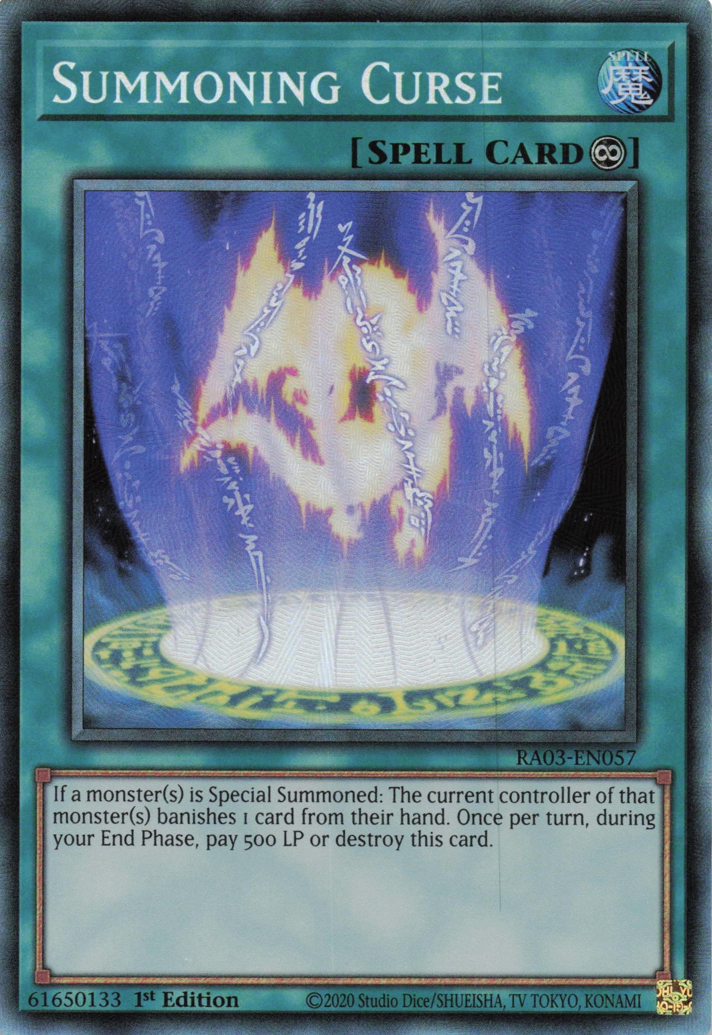 Summoning Curse RA03-EN057 - Collector's Rare -
