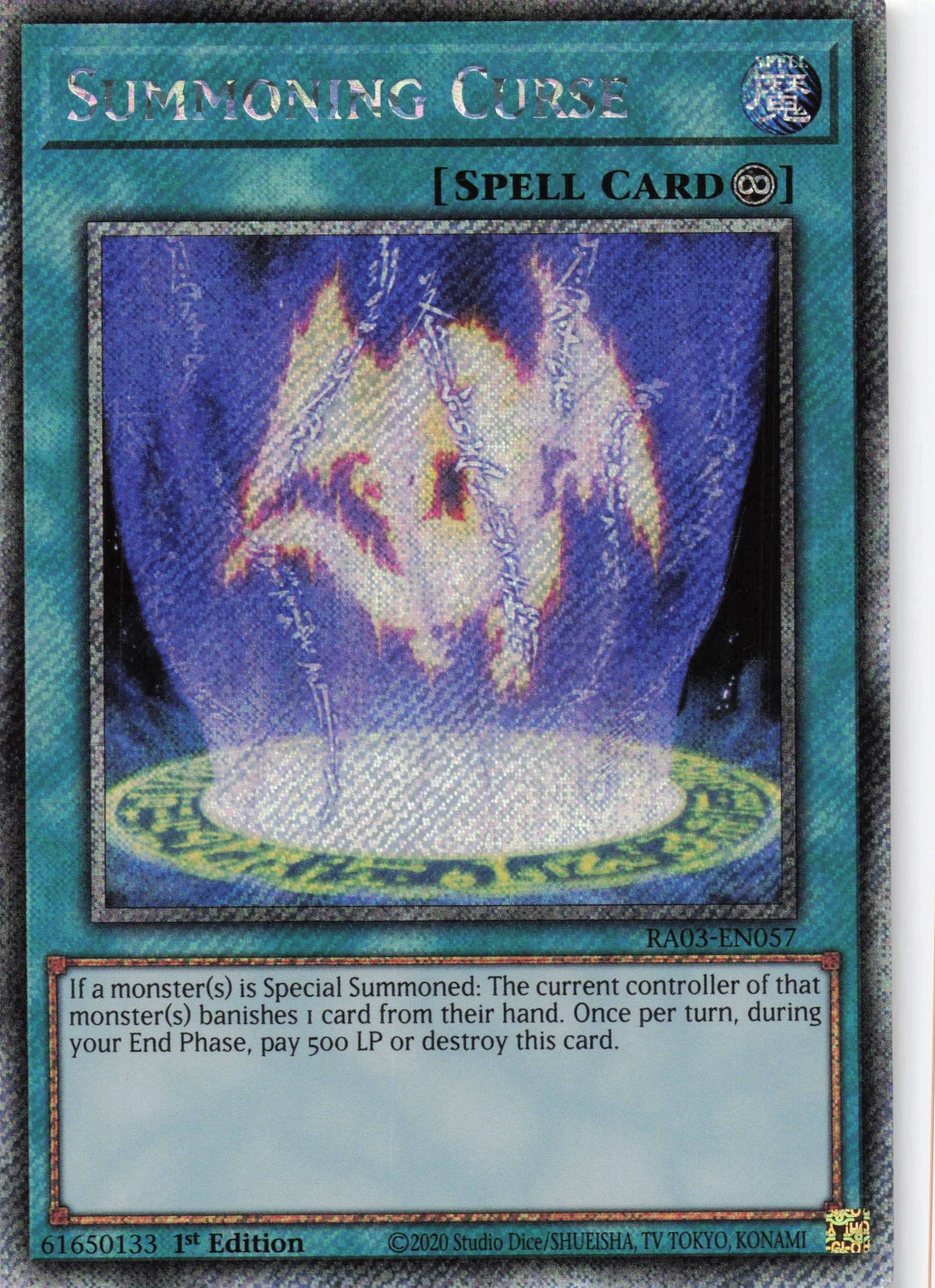 Summoning Curse RA03-EN057 - Platinum Secret Rare -