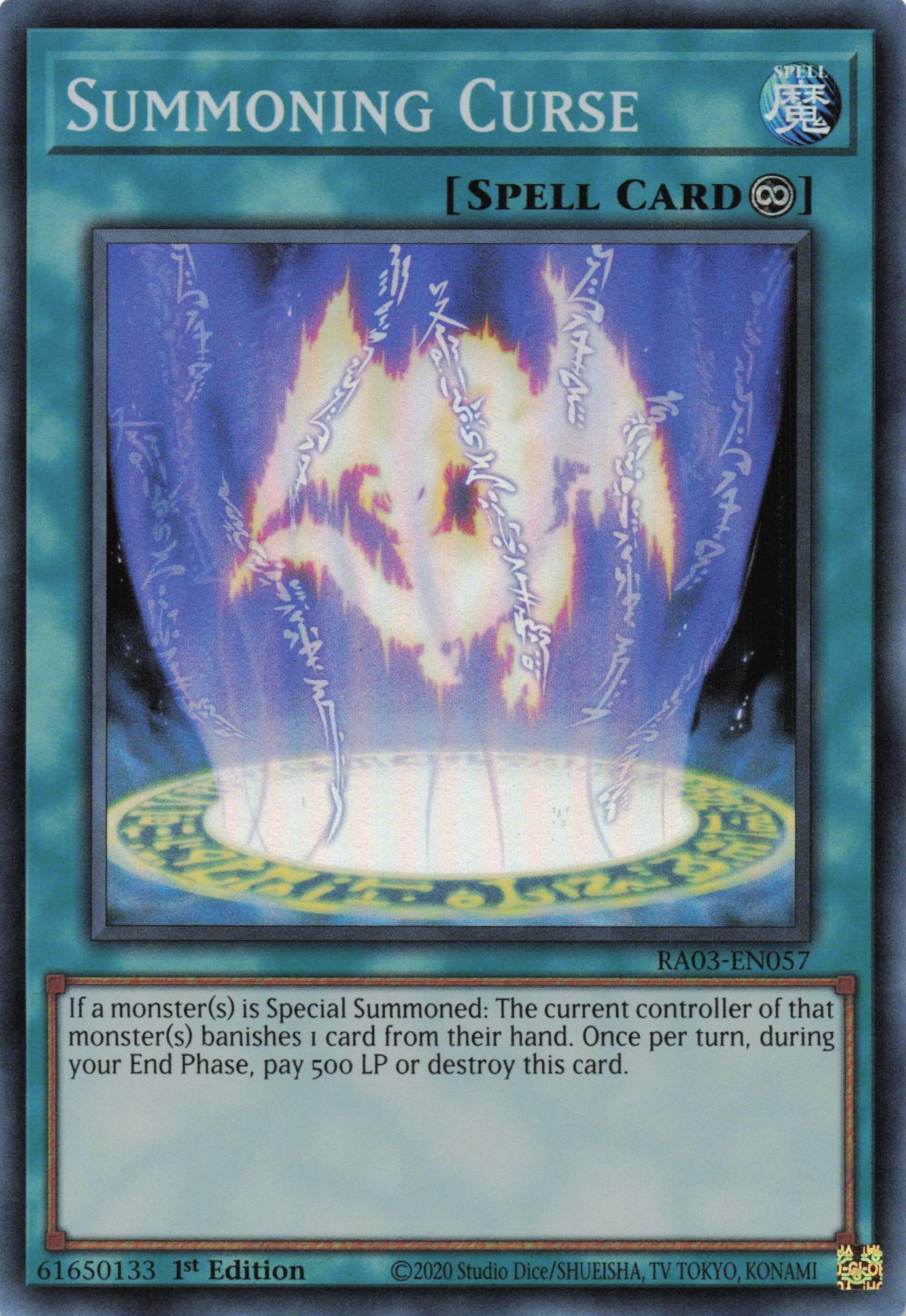 Summoning Curse RA03-EN057 - Super Rare -