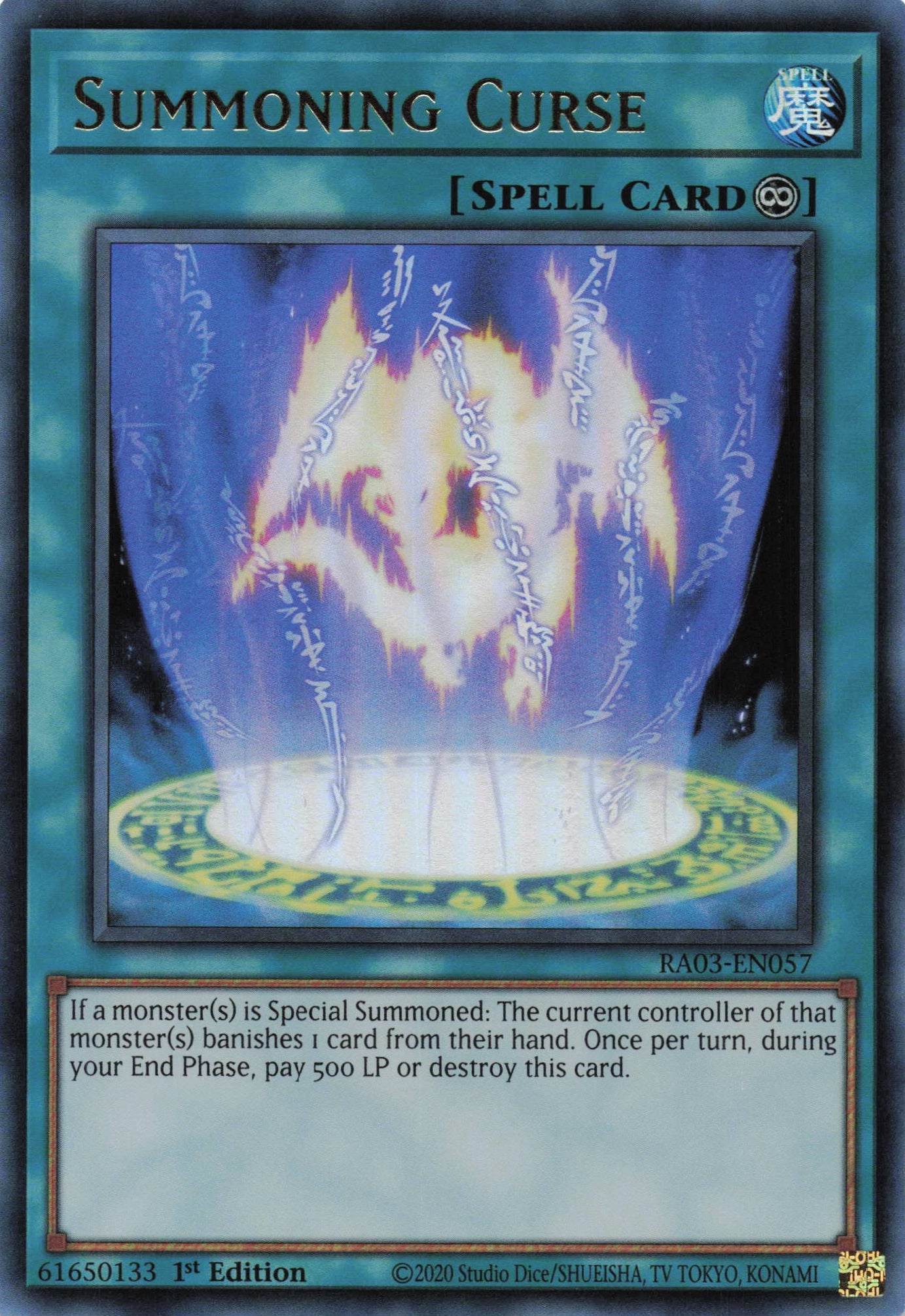 Summoning Curse RA03-EN057 - Ultra Rare -