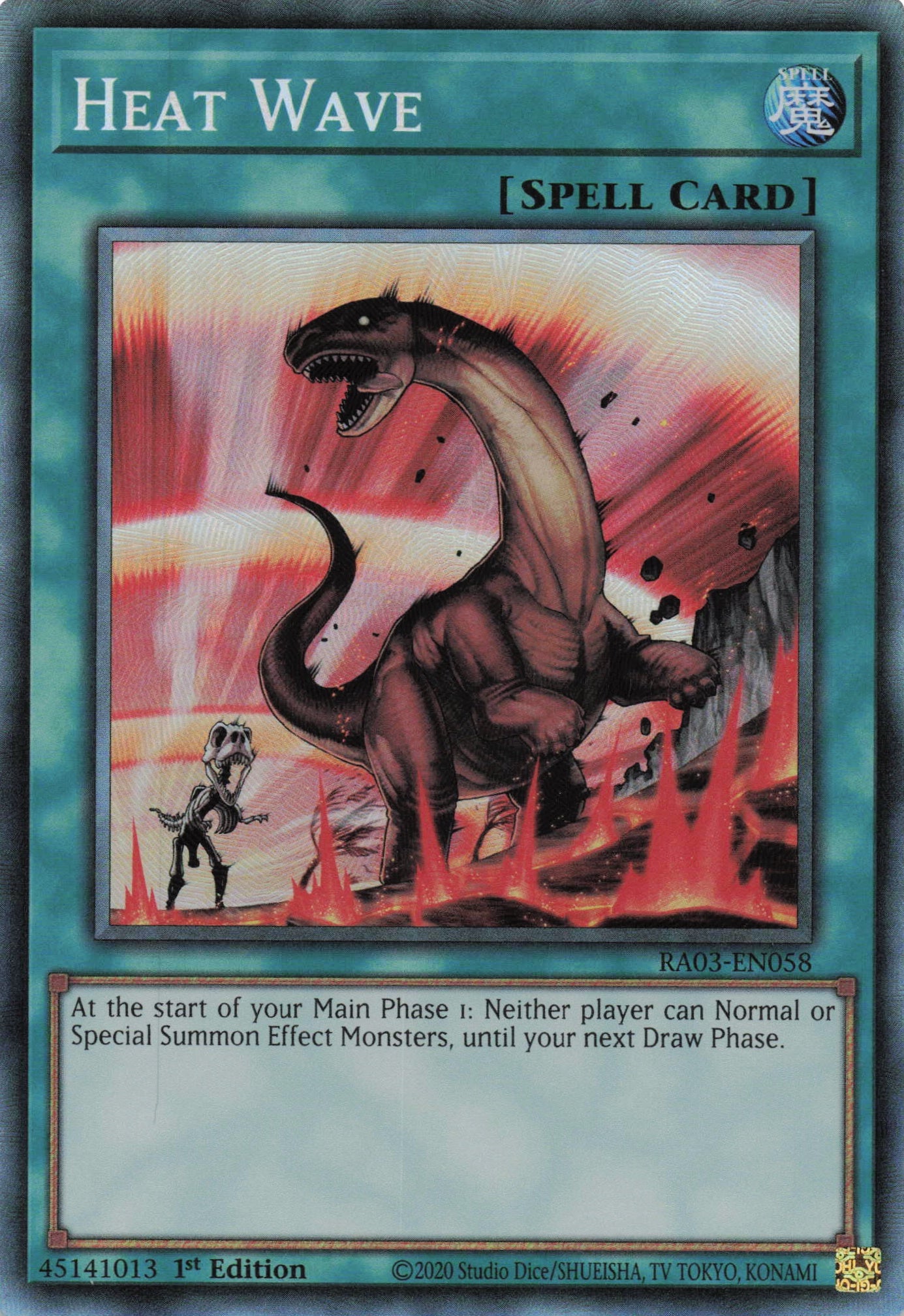 Heat Wave RA03-EN058 - Collector's Rare -