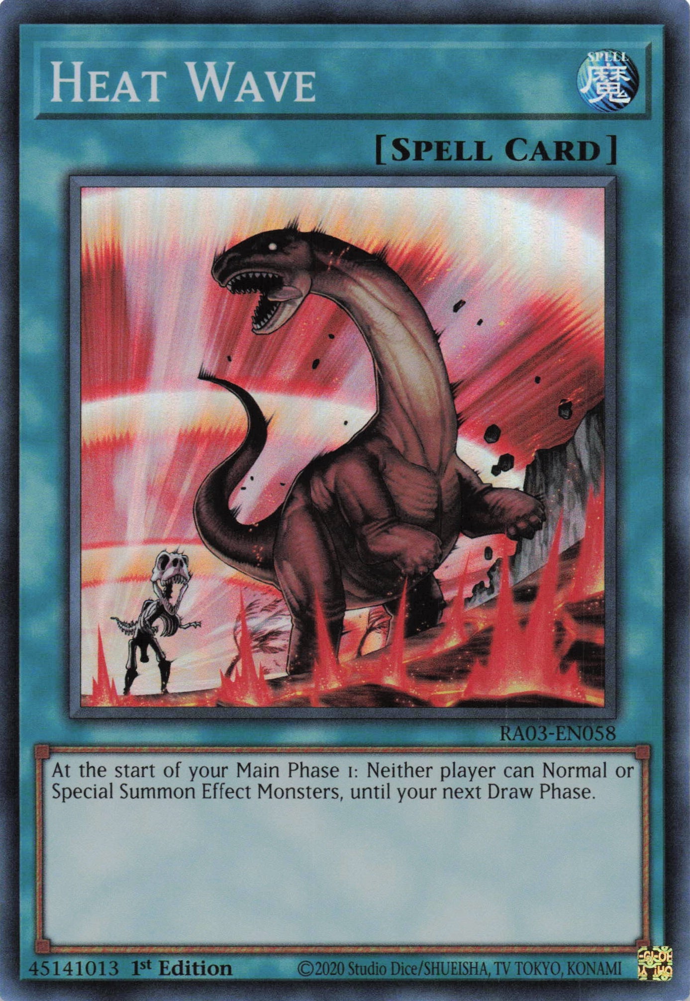 Heat Wave RA03-EN058 - Super Rare -