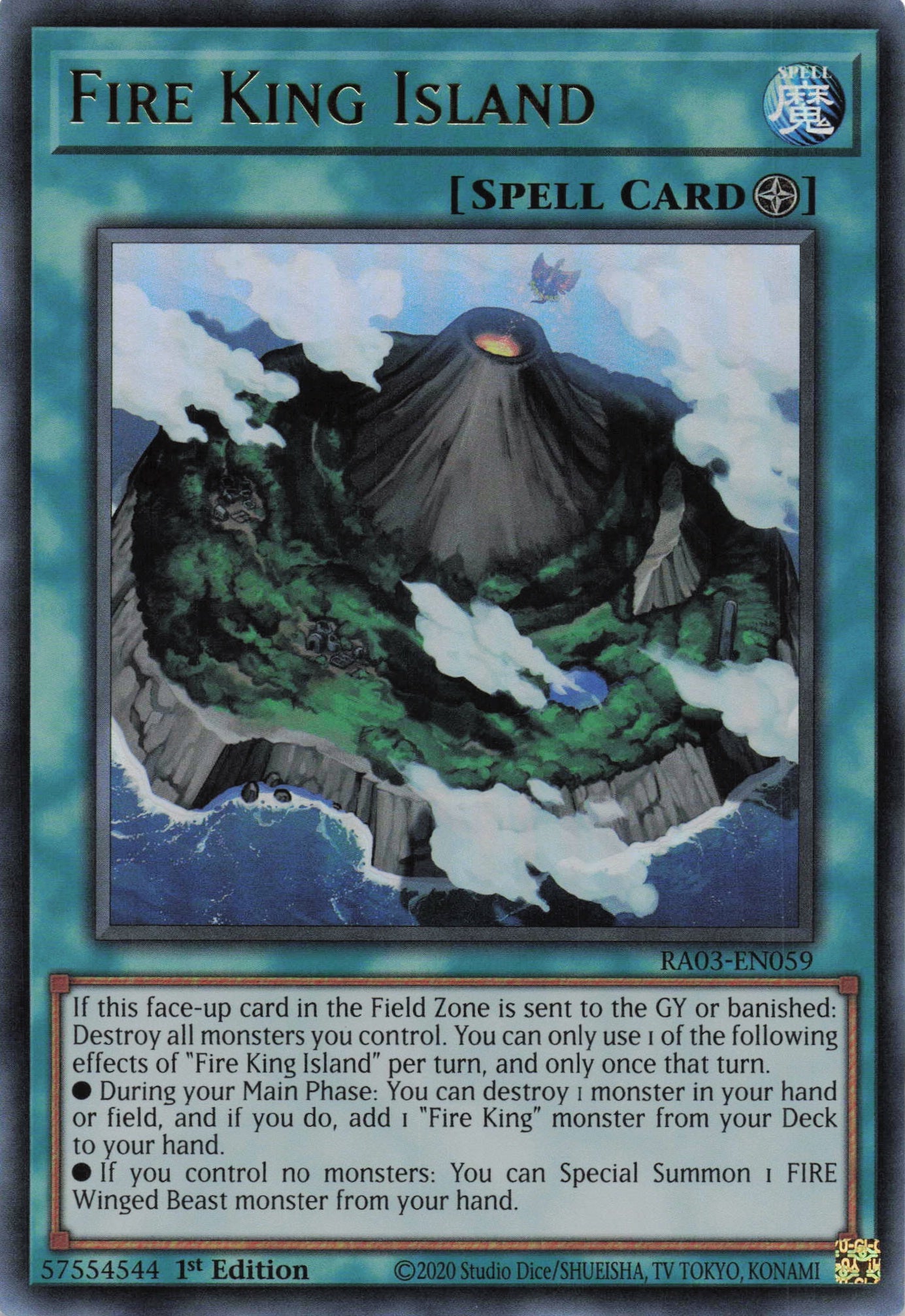 Fire King Island RA03-EN059 - Ultra Rare -