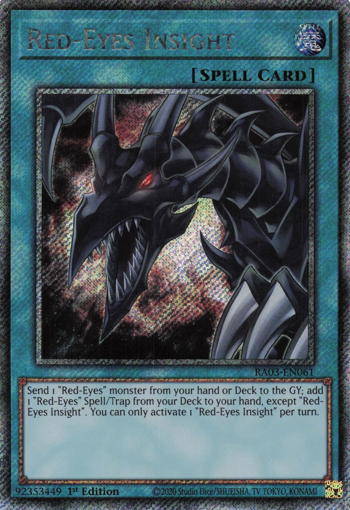 Red-Eyes Insight RA03-EN061 - Platinum Secret Rare -