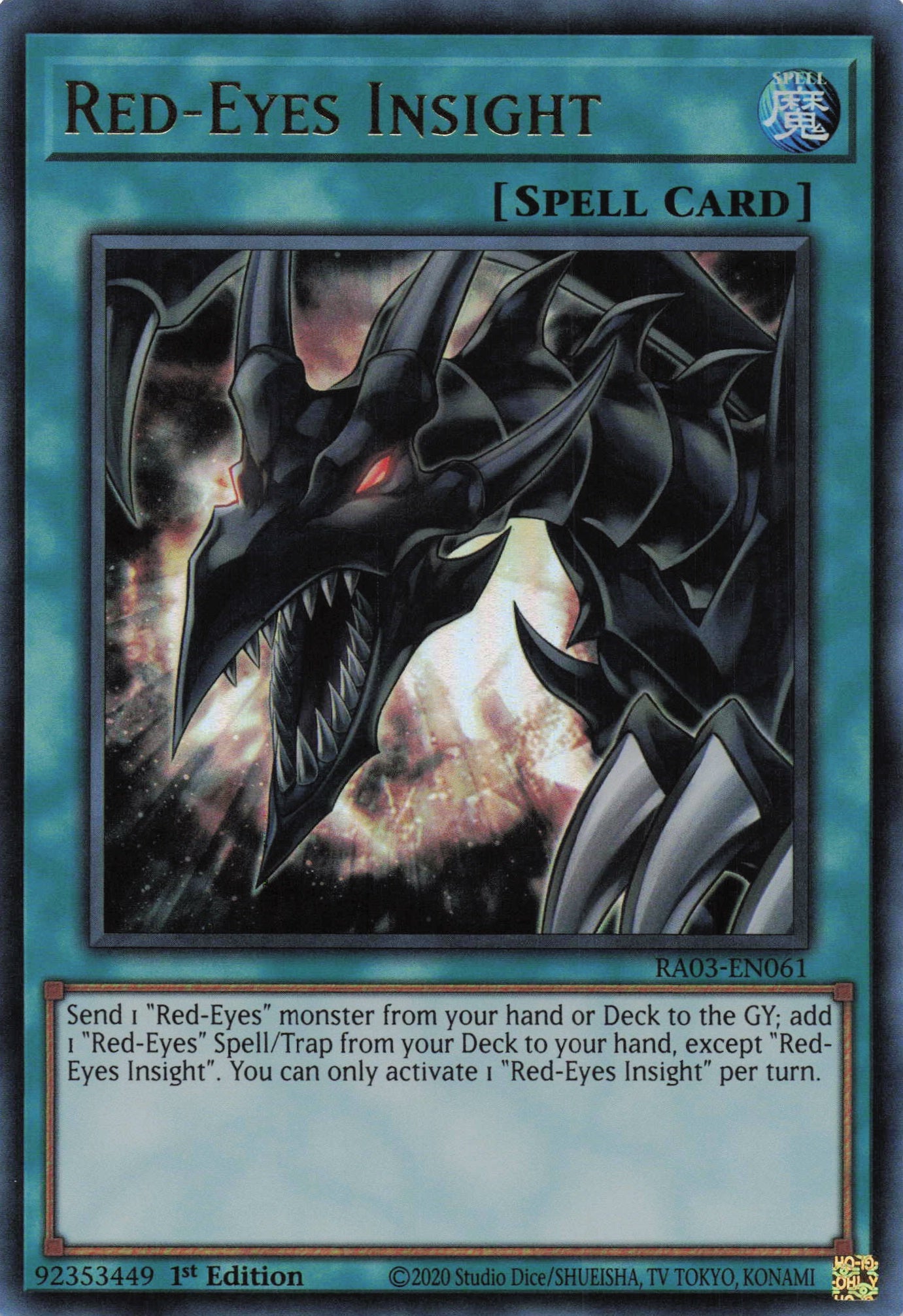 Red-Eyes Insight RA03-EN061 - Ultra Rare -