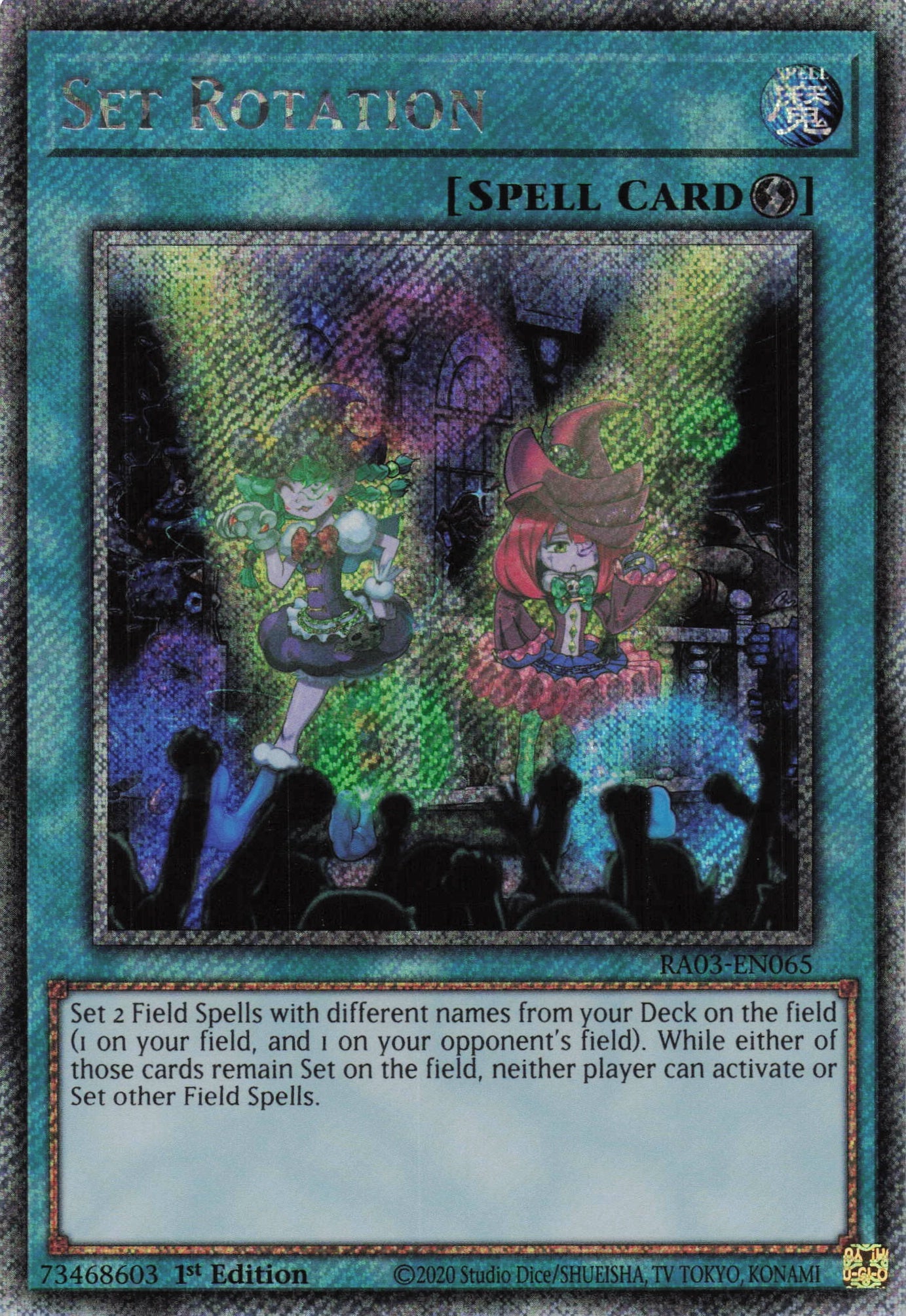 Set Rotation RA03-EN065 - Quarter Century Secret Rare -