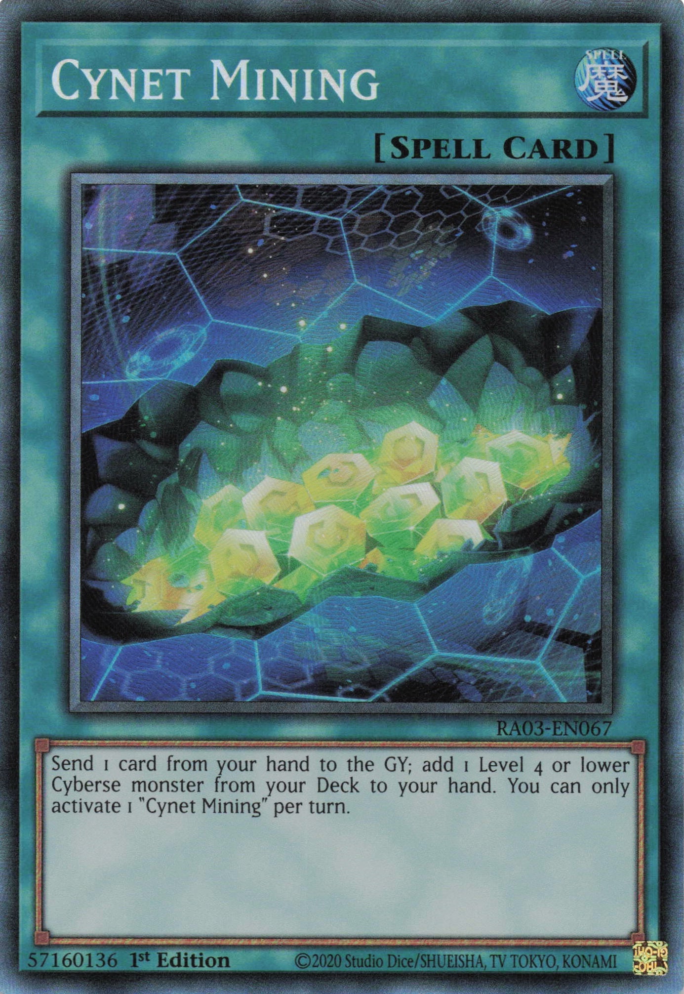 Cynet Mining RA03-EN067 - Collector's Rare -