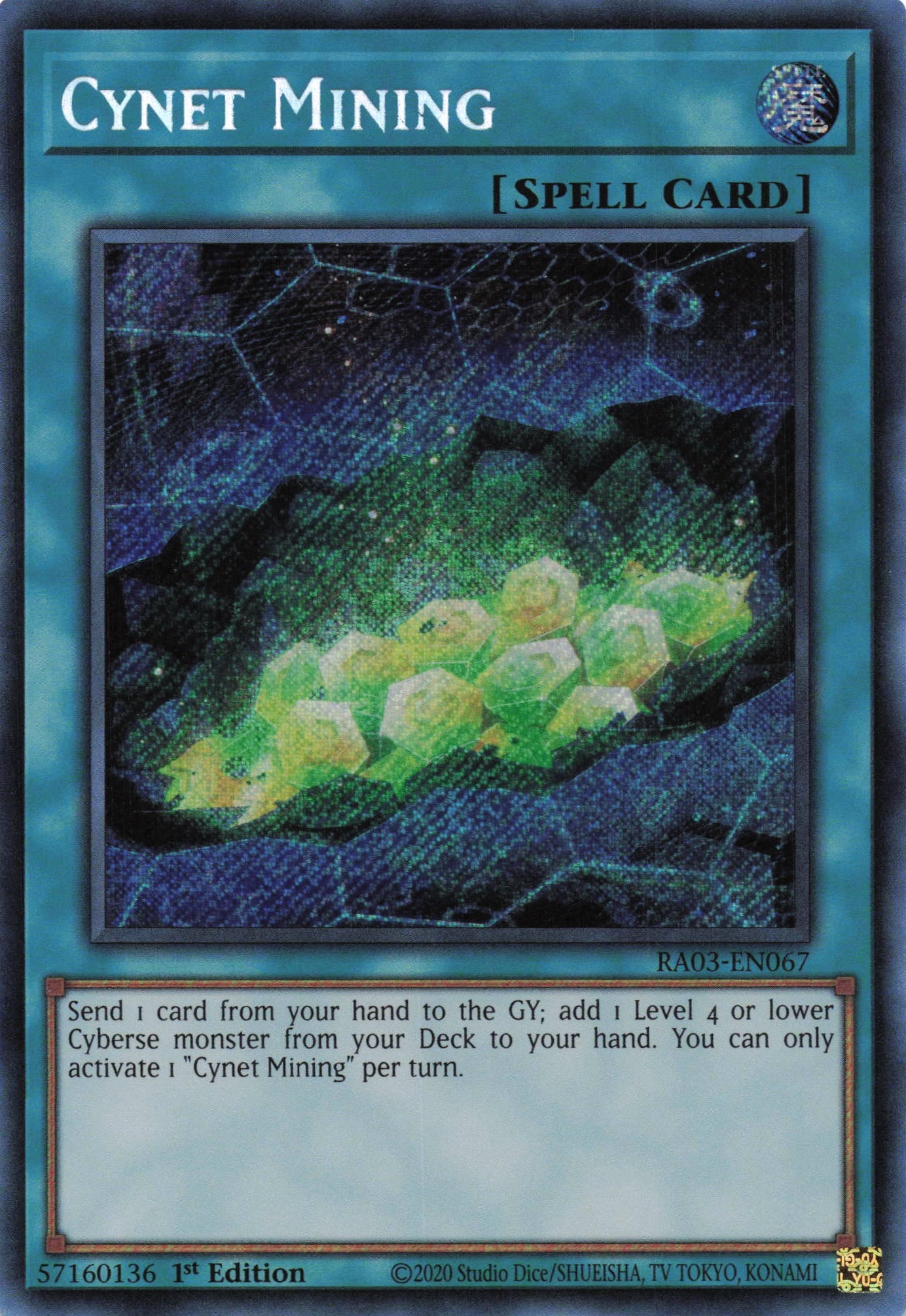 Cynet Mining RA03-EN067 - Secret Rare -
