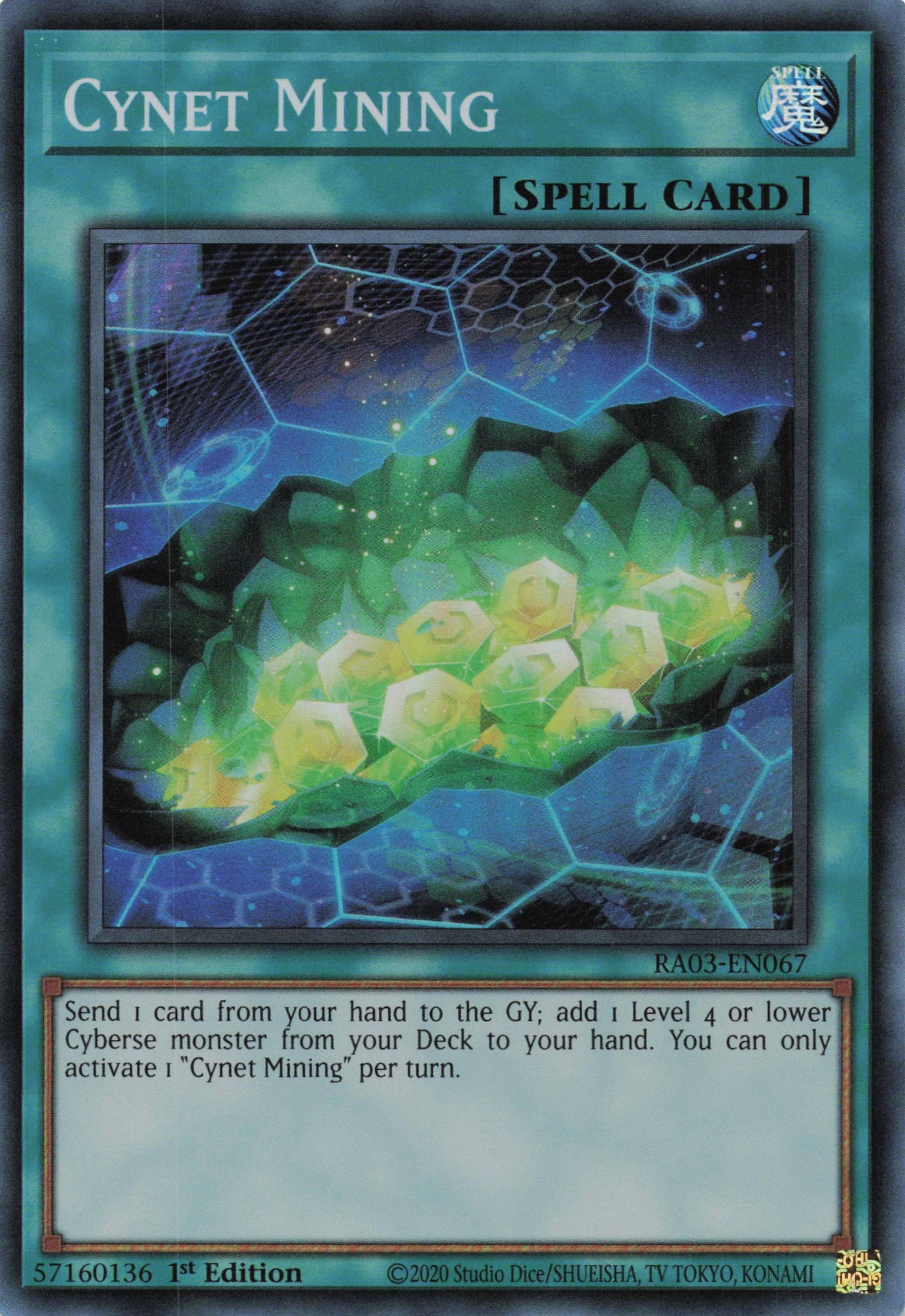 Cynet Mining RA03-EN067 - Super Rare -