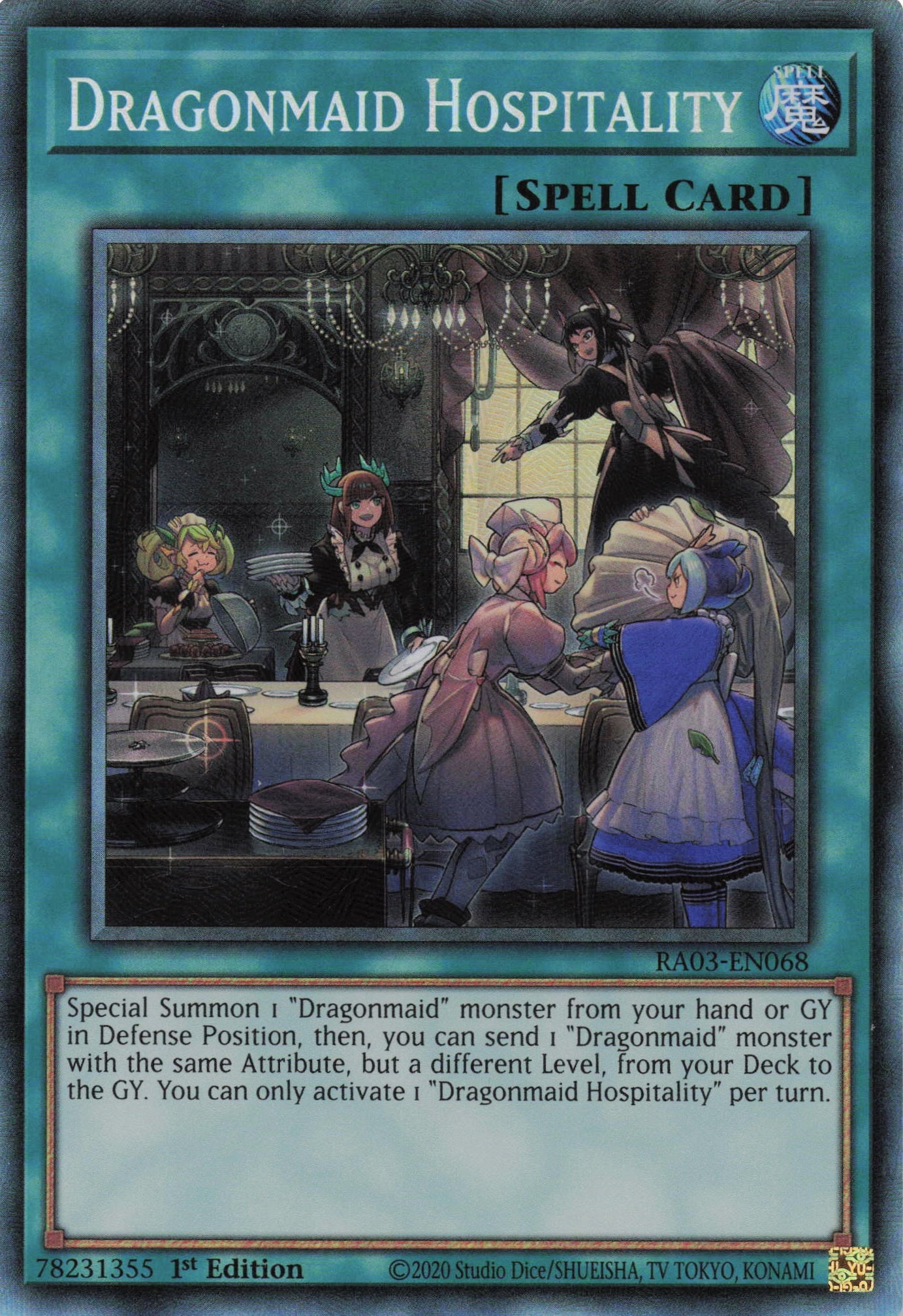 Dragonmaid Hospitality RA03-EN068 - Collector's Rare -