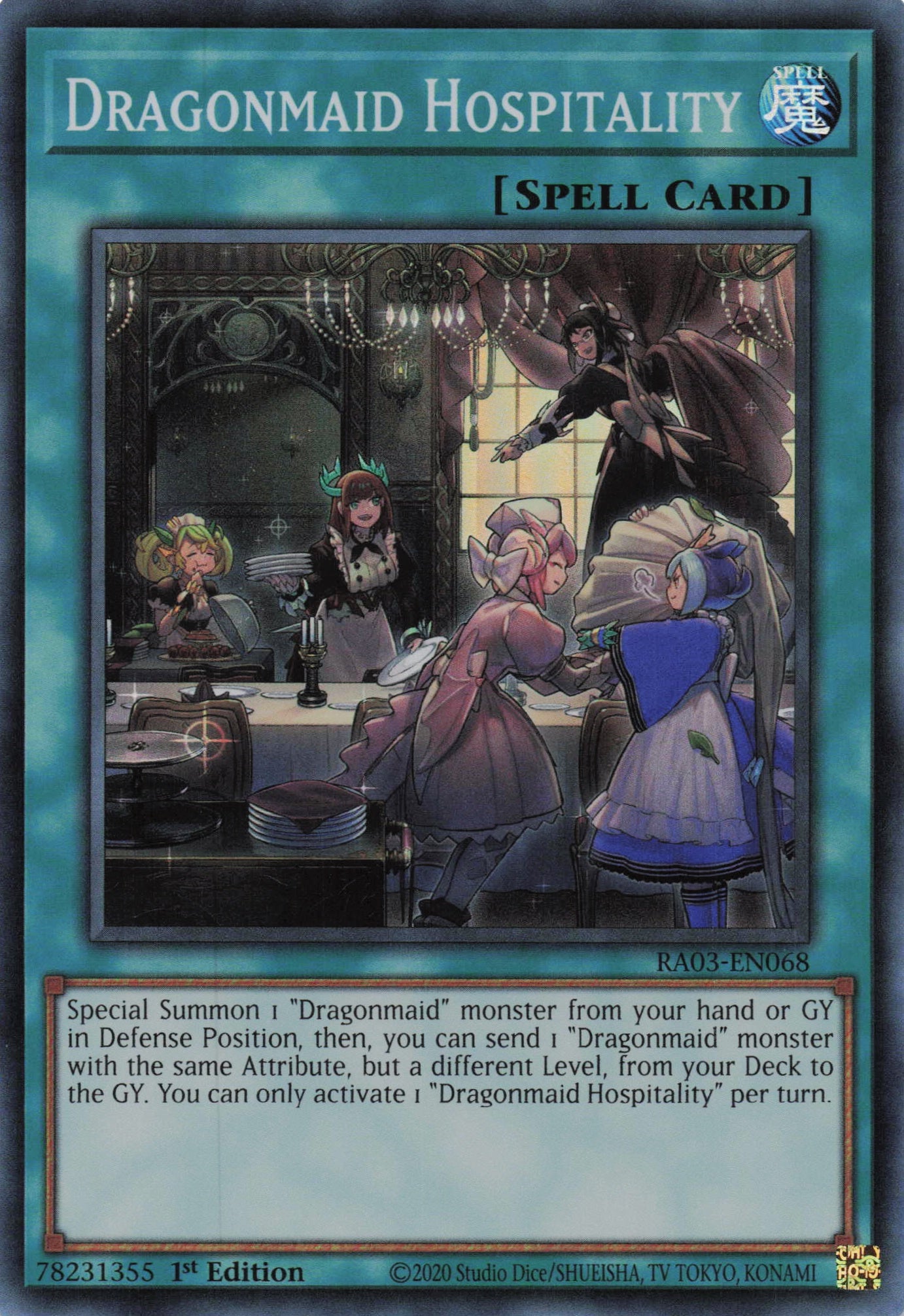 Dragonmaid Hospitality RA03-EN068 - Super Rare -