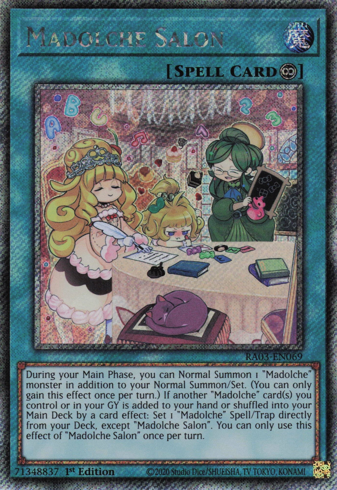 Madolche Salon RA03-EN069 - Platinum Secret Rare -