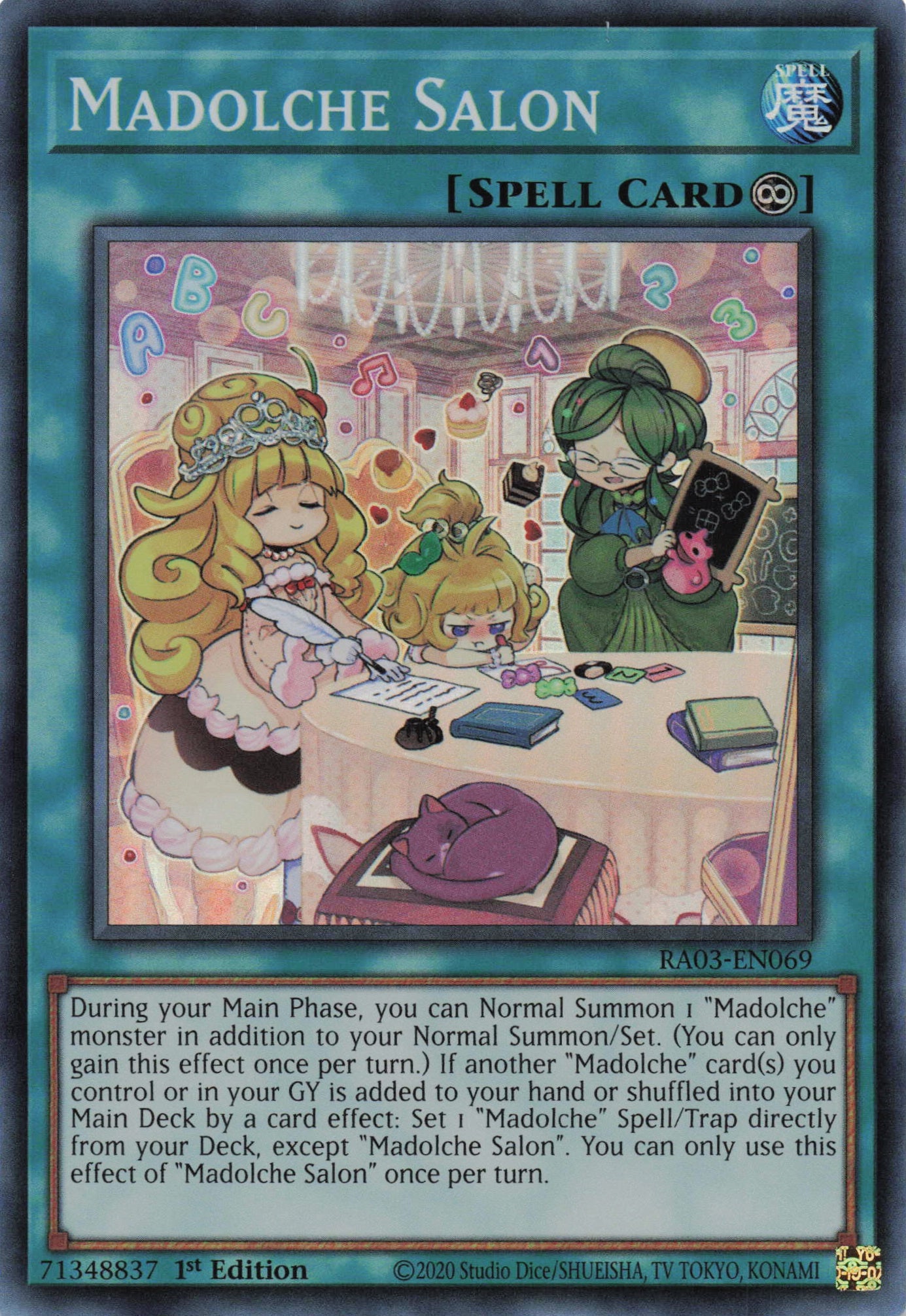 Madolche Salon RA03-EN069 - Super Rare -