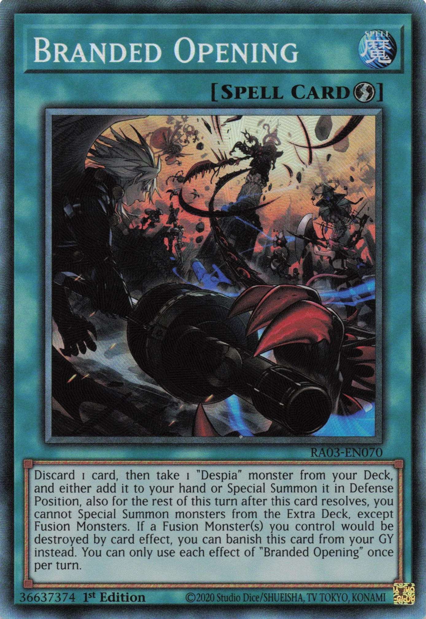 Branded Opening RA03-EN070 - - Collector's Rare - -