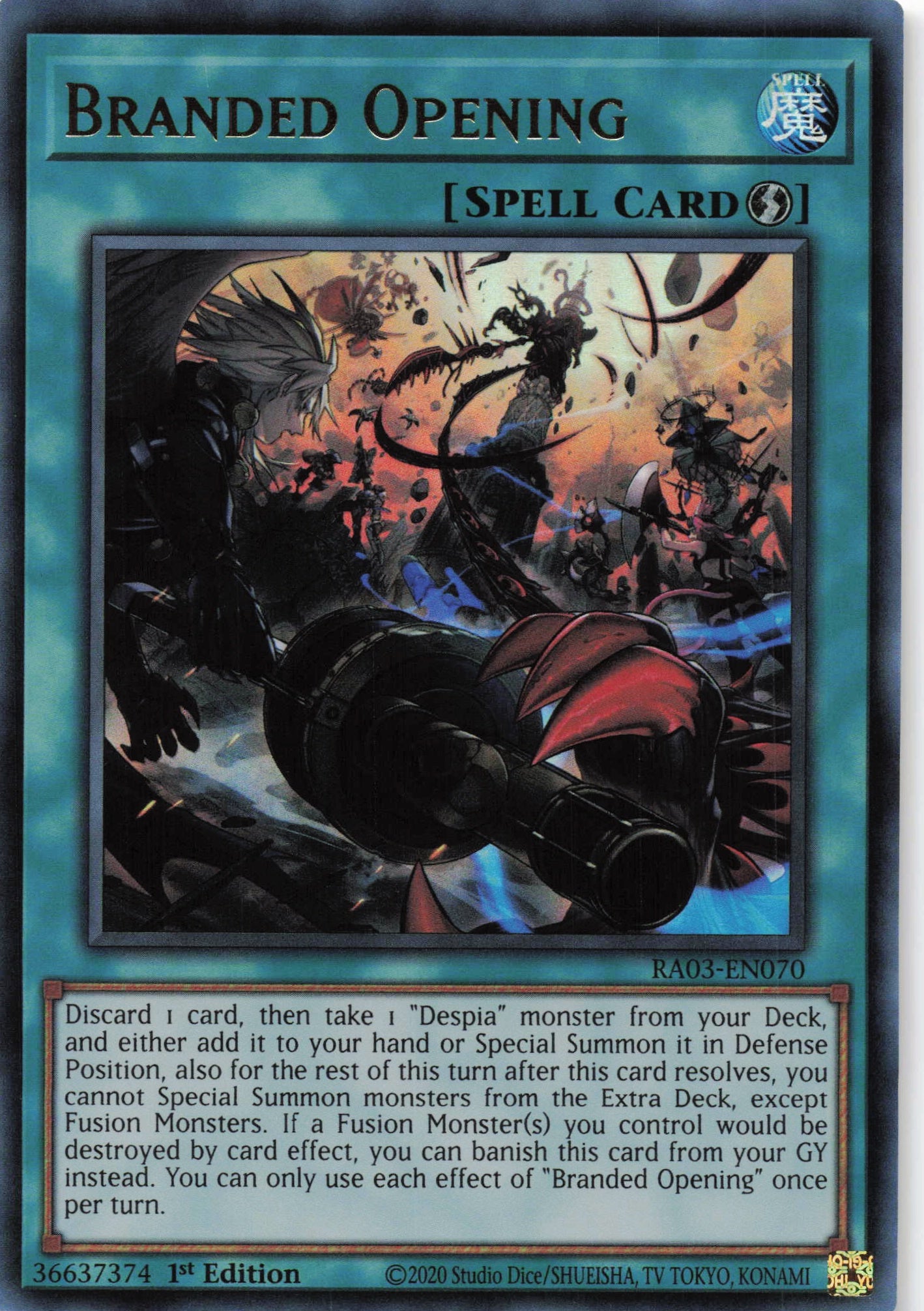 Branded Opening RA03-EN070 - - Ultra Rare - -