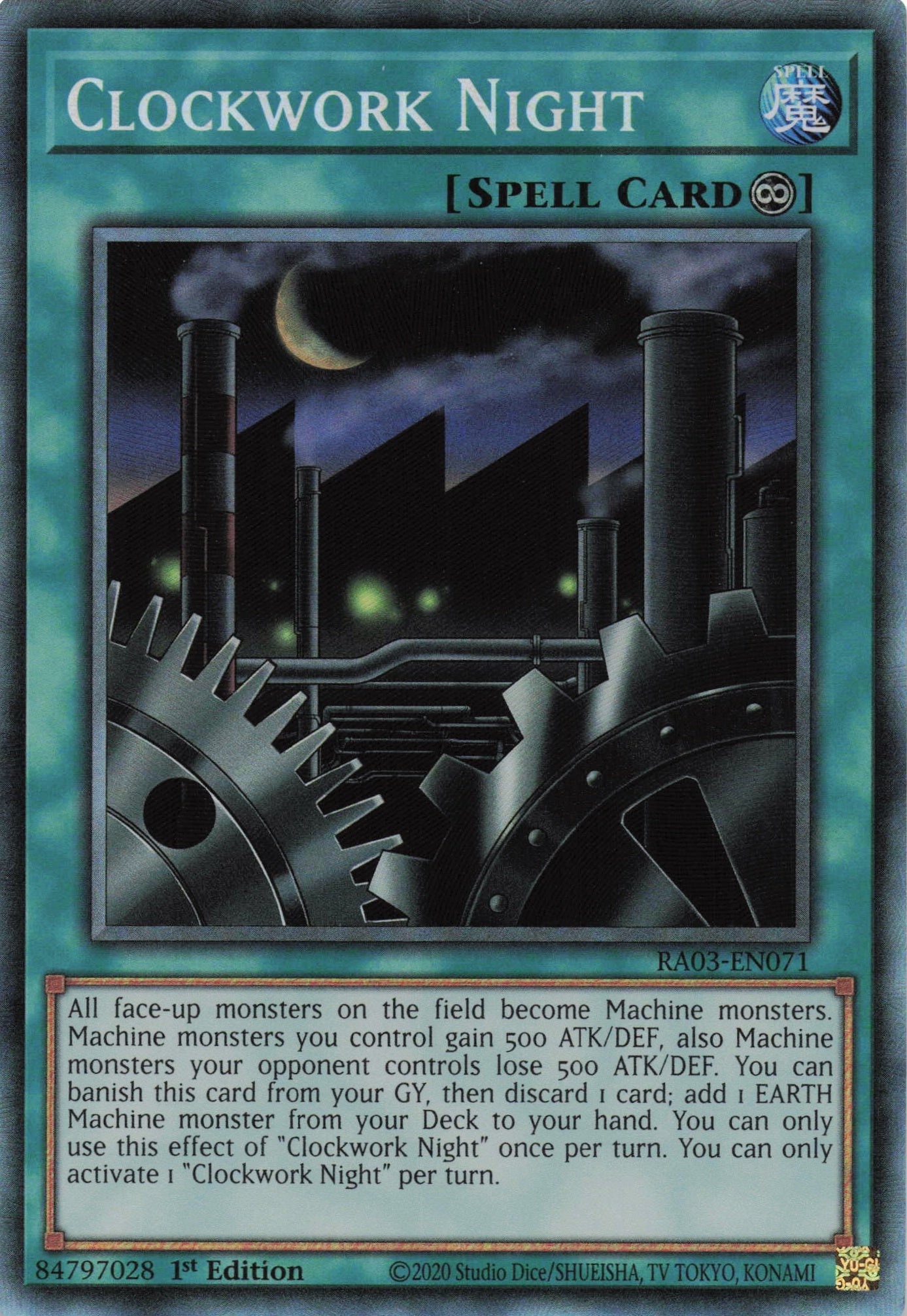 Clockwork Night RA03-EN071 - - Collector's Rare - -