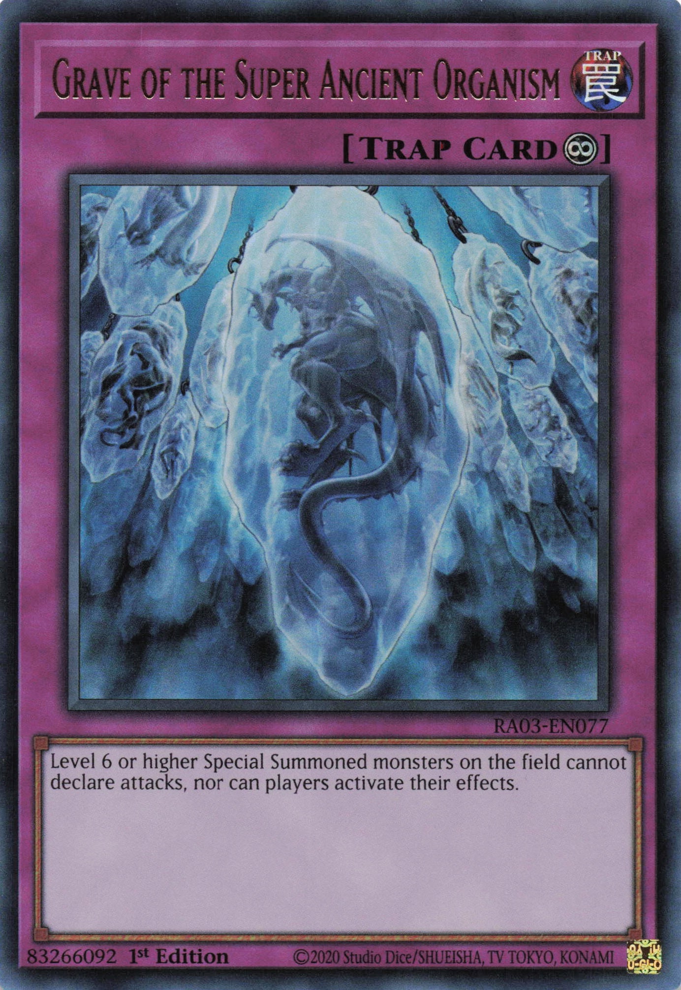 Grave of the Super Ancient Organism RA03-EN077 - Ultra Rare -
