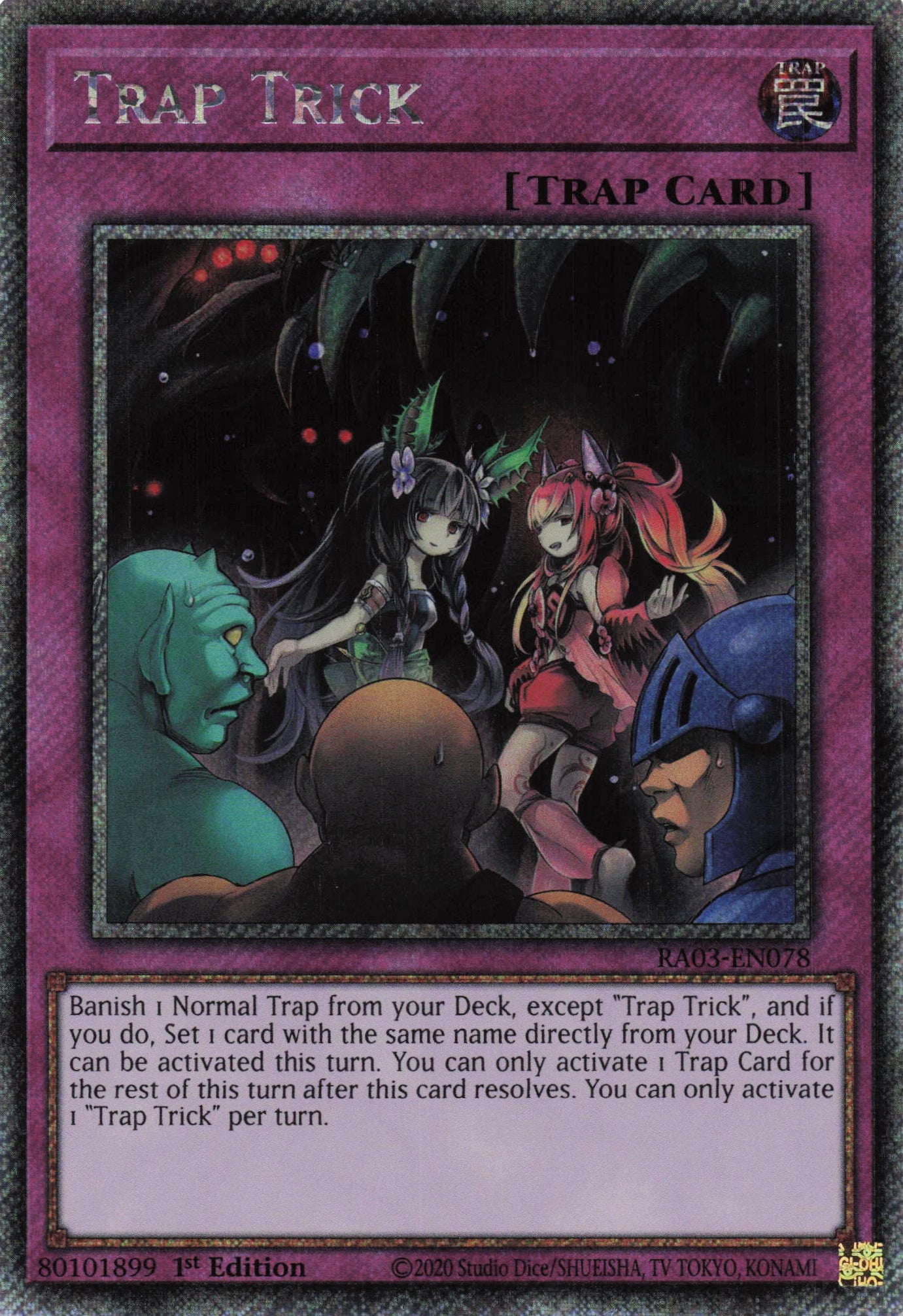 Trap Trick RA03-EN078 - Platinum Secret Rare -