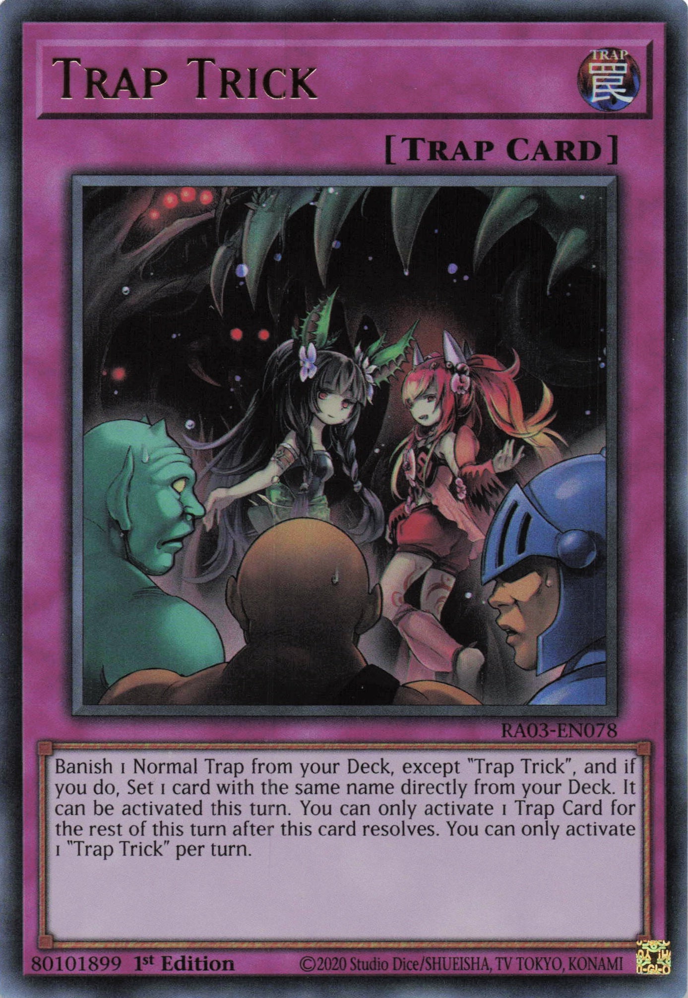 Trap Trick RA03-EN078 - Ultra Rare - Trap Trick RA03-EN078 - Ultra Rare -