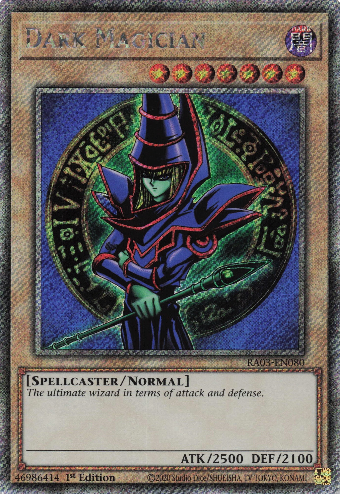 Dark Magician RA03-EN080 - Quarter Century Secret Rare -