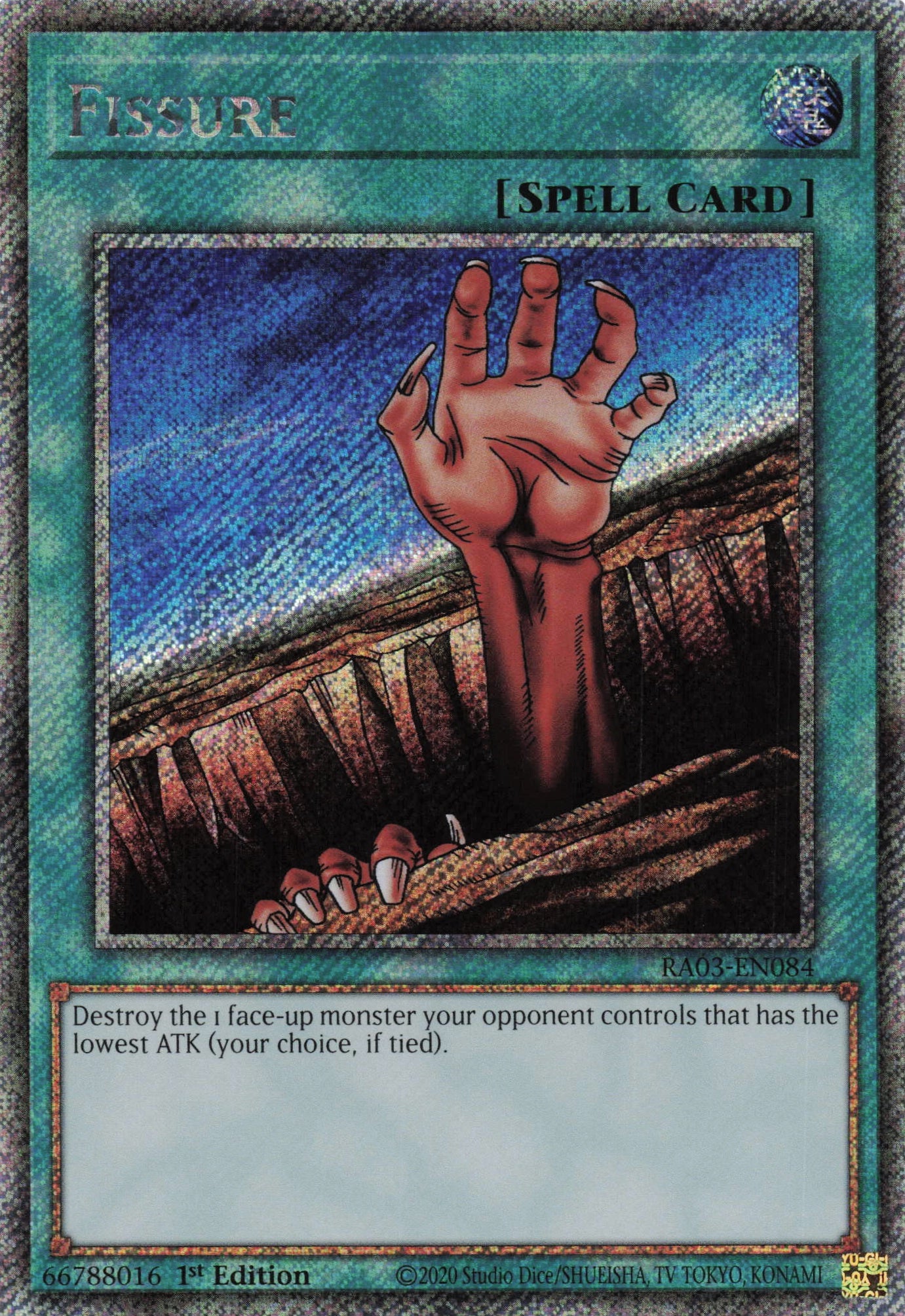 Fissure RA03-EN084 - Platinum Secret Rare -