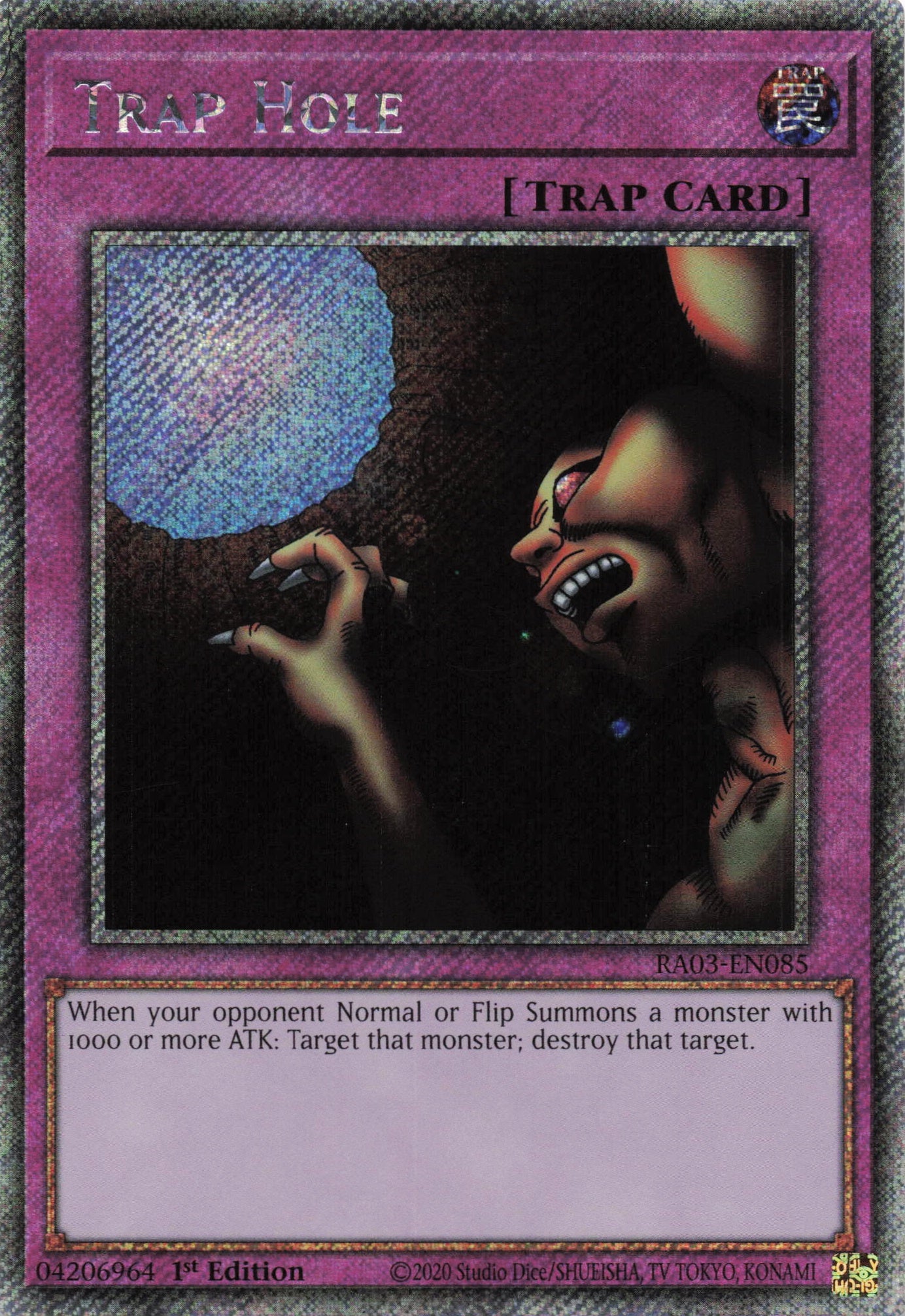 Trap Hole RA03-EN085 - Platinum Secret Rare -
