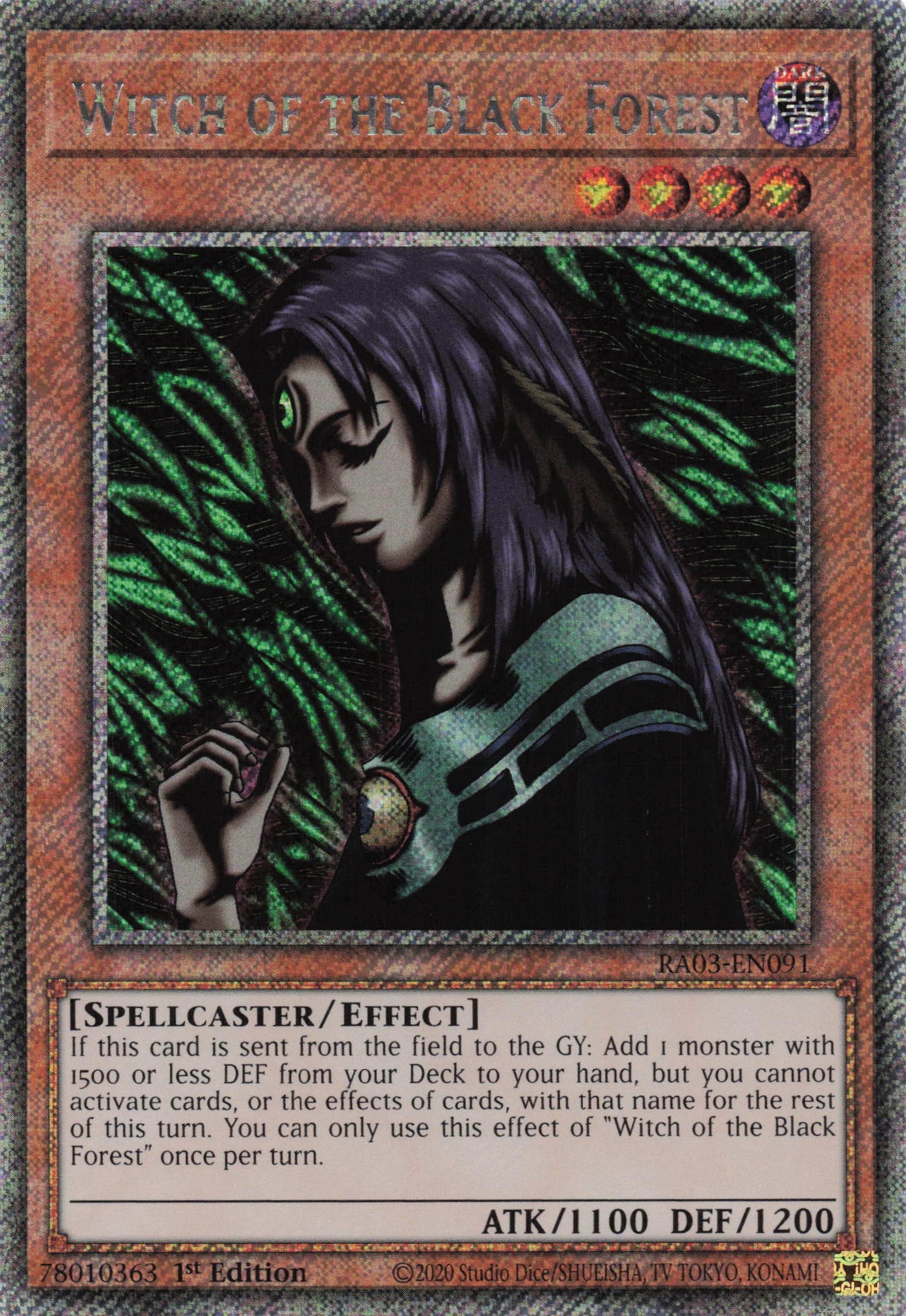 Witch of the Black Forest RA03-EN091 - Quarter Century Secret Rare -