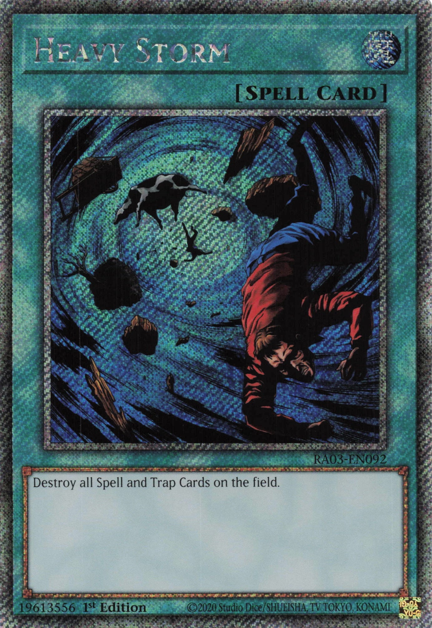 Heavy Storm RA03-EN092 - Quarter Century Secret Rare -