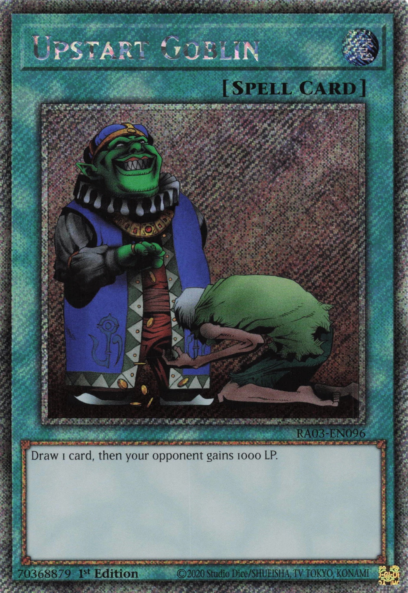Upstart Goblin RA03-EN096 - Quarter Century Secret Rare -