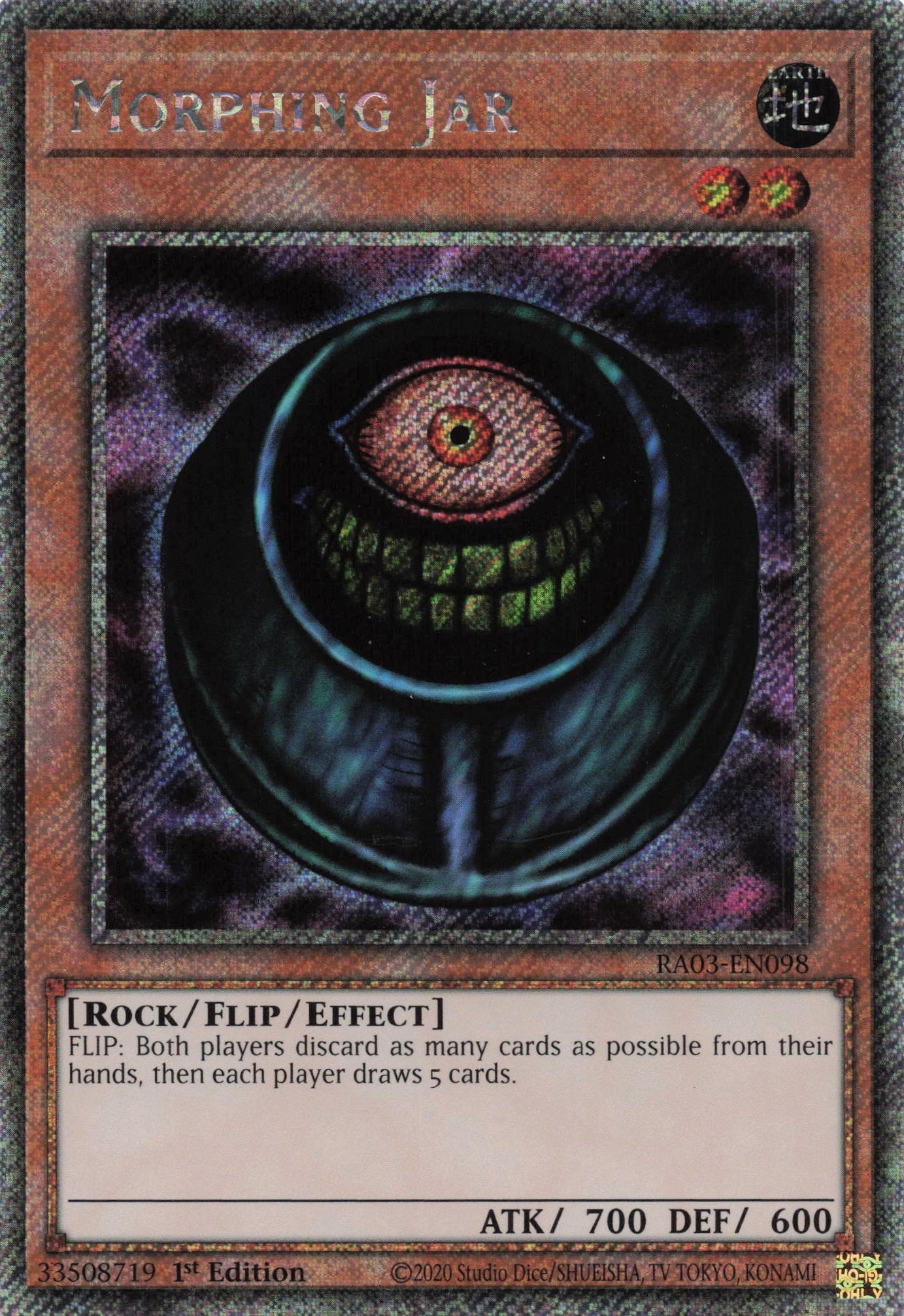 Morphing Jar RA03-EN098 - Quarter Century Secret Rare -