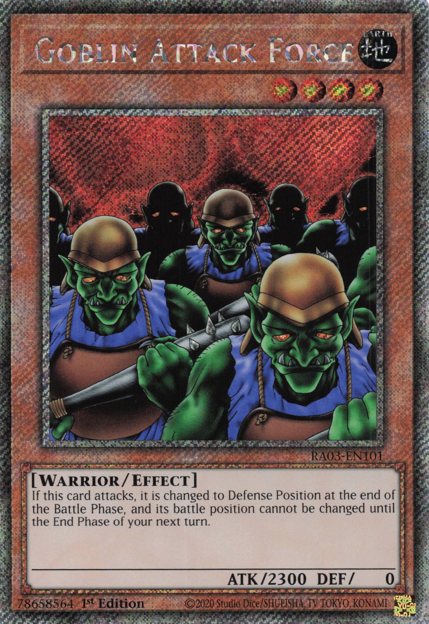 Goblin Attack Force RA03-EN101 - Quarter Century Secret Rare -