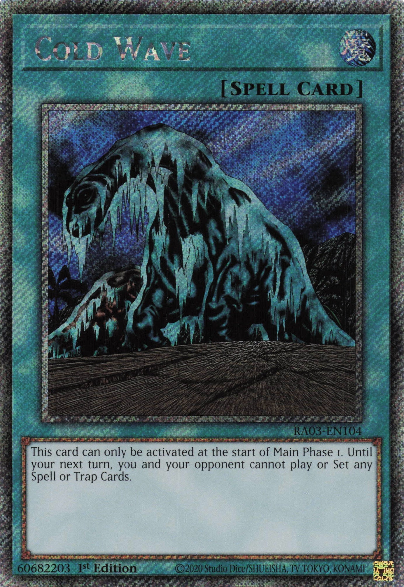 Cold Wave RA03-EN104 - - Quarter Century Secret Rare - -