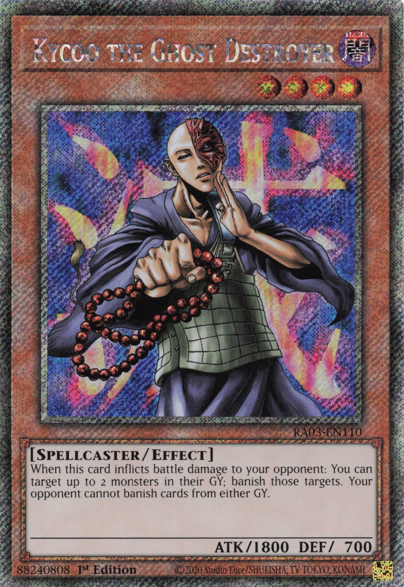 Kycoo The Ghost Destroyer RA03-EN110 - Platinum Secret Rare -