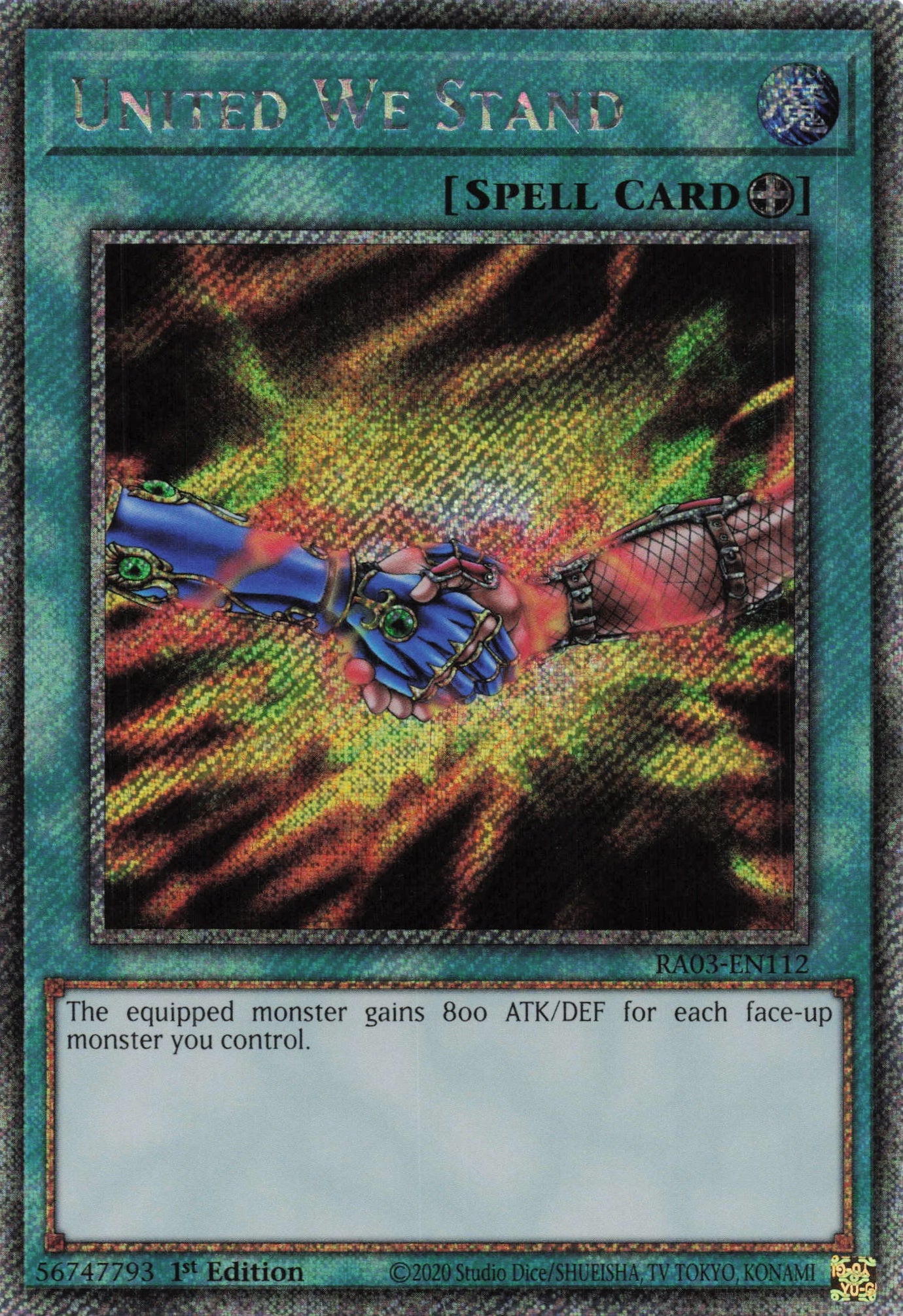 United We Stand RA03-EN112 - Quarter Century Secret Rare -