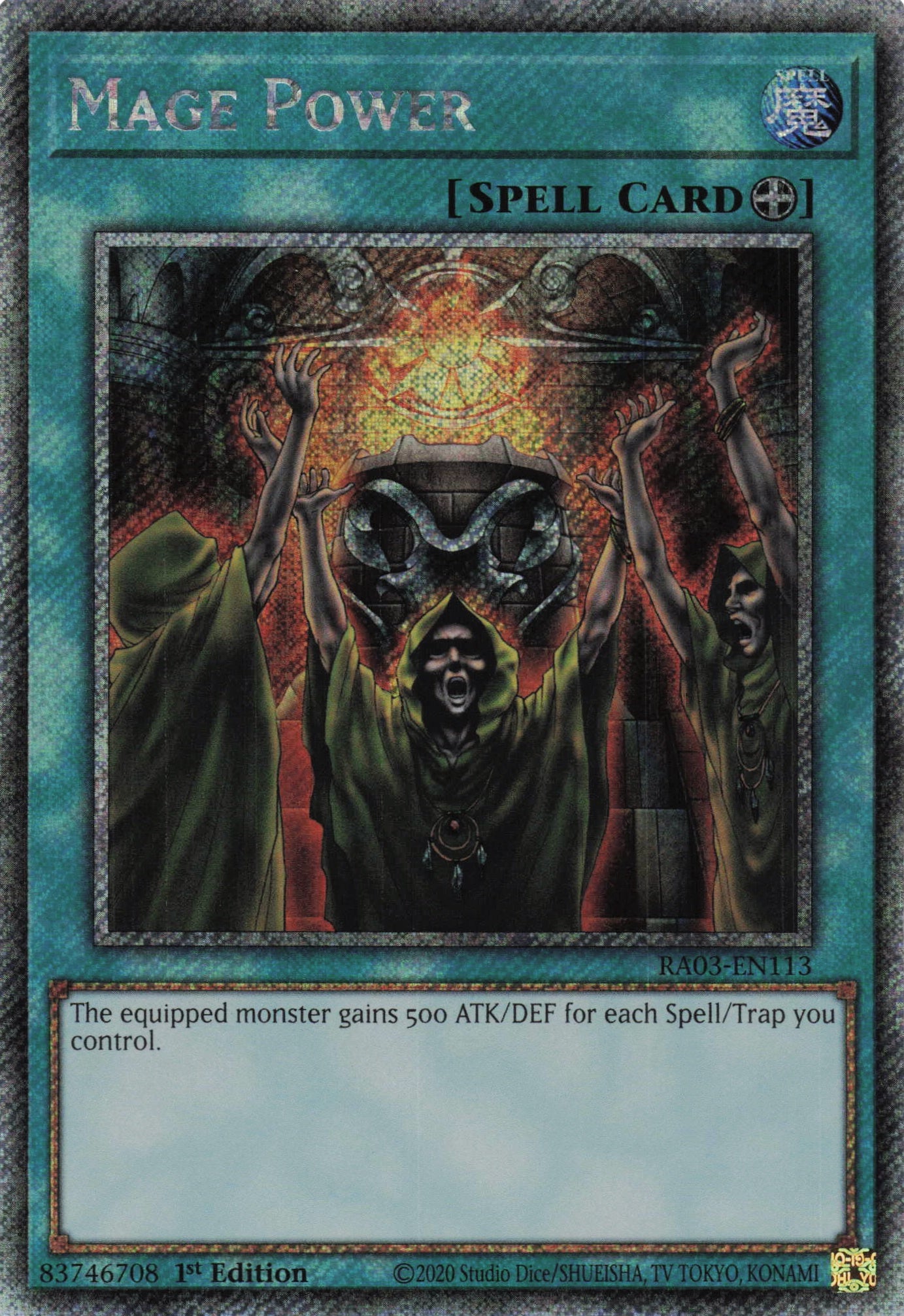 Mage Power RA03-EN113 - Quarter Century Secret Rare -