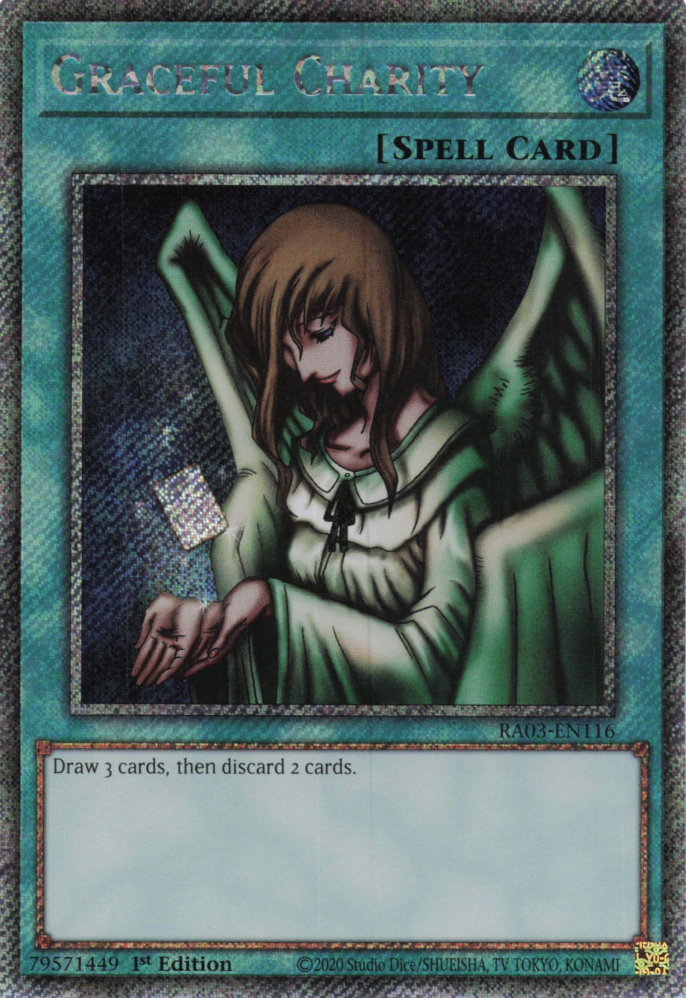 Graceful Charity RA03-EN116 - Quarter Century Secret Rare -