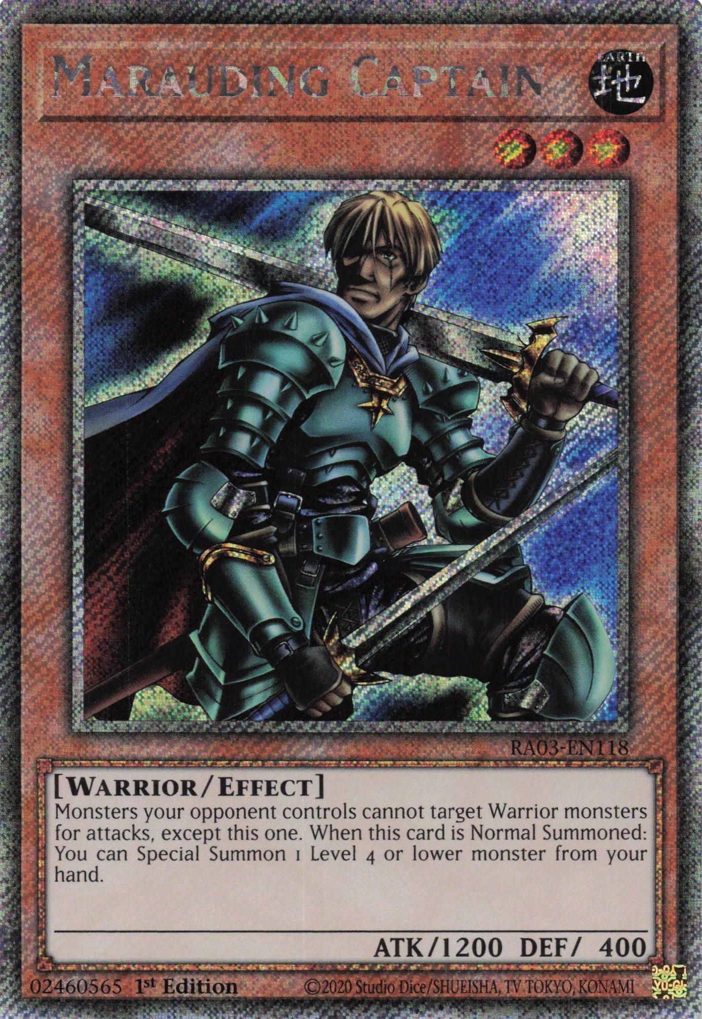 Maurading Captain RA03-EN118 - Platinum Secret Rare -