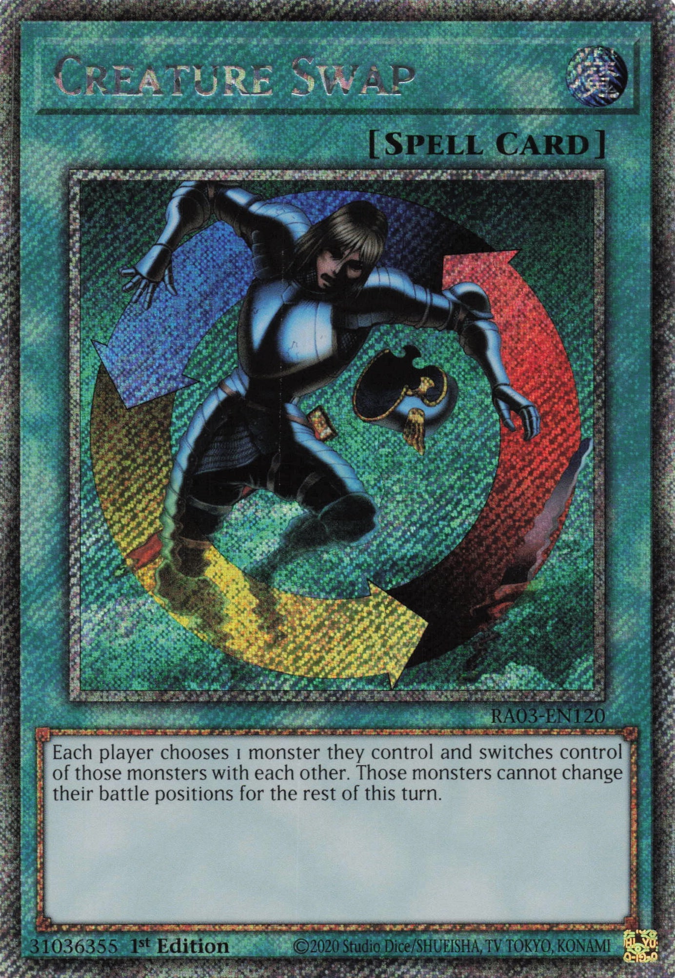 Creature Swap RA03-EN120 - - Platinum Secret Rare - -