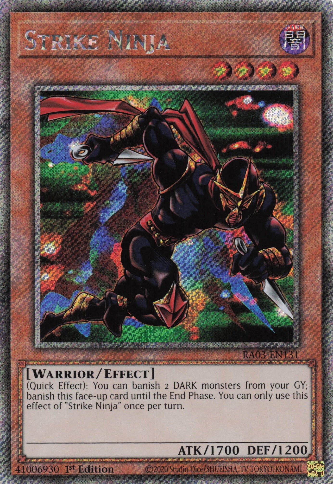 Strike Ninja RA03-EN131 - Quarter Century Secret Rare -