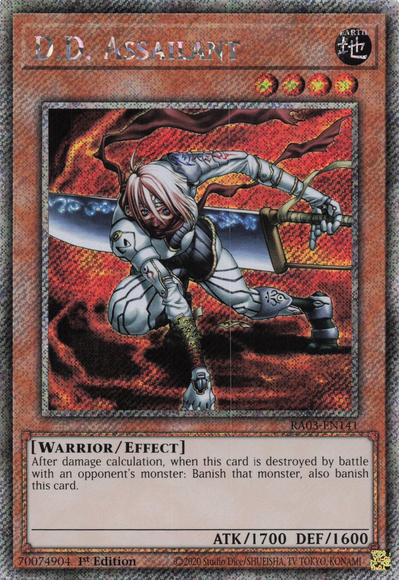 D.D. Assailant RA03-EN141 - Platinum Secret Rare -