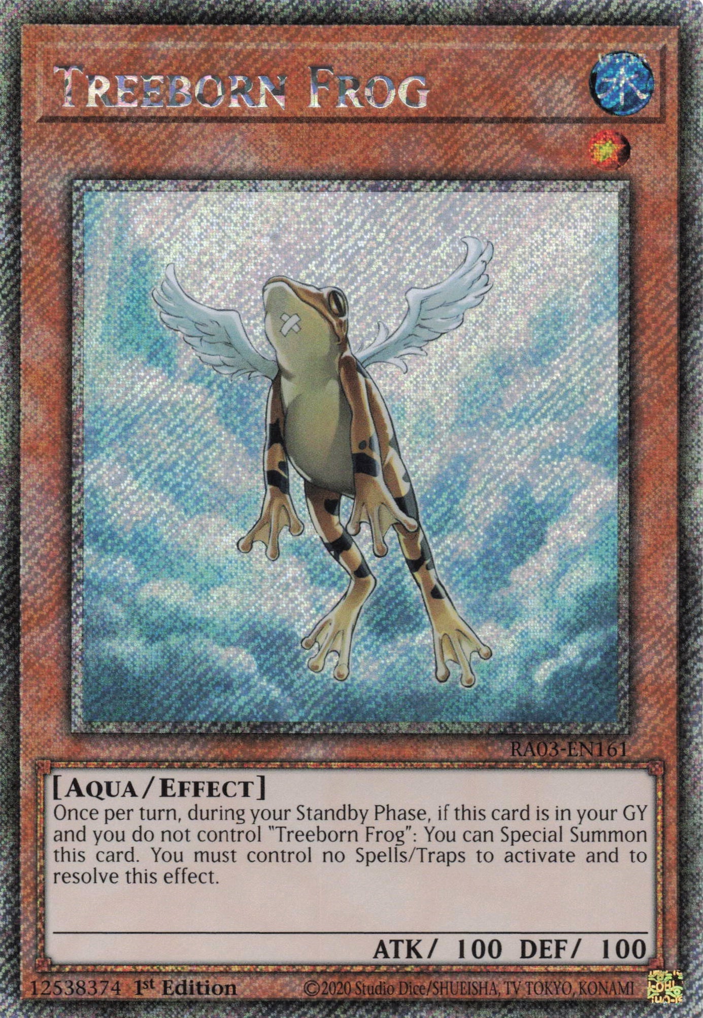 Treeborn Frog RA03-EN161 - Platinum Secret Rare -