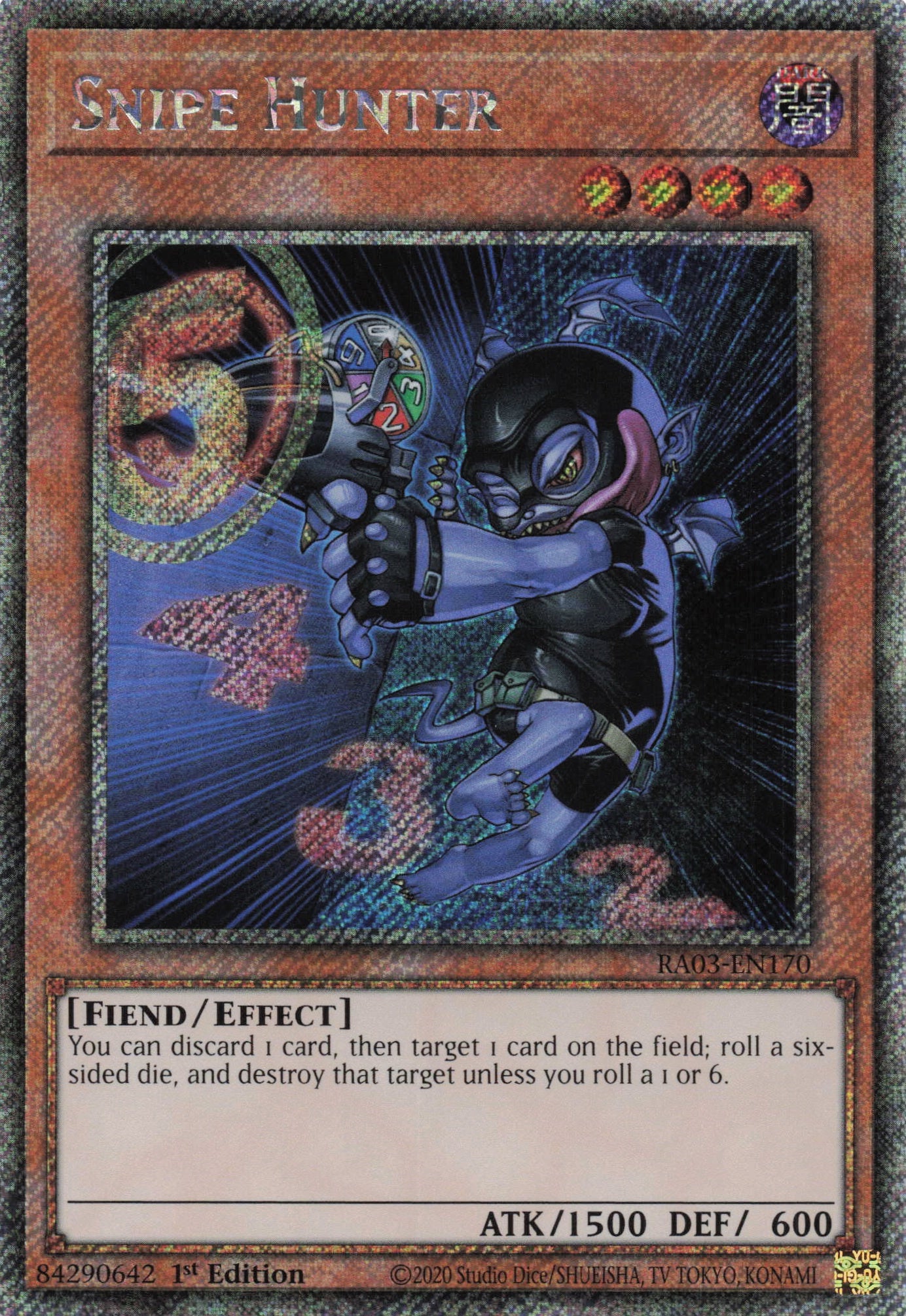 Snipe Hunter RA03-EN170 - Platinum Secret Rare -