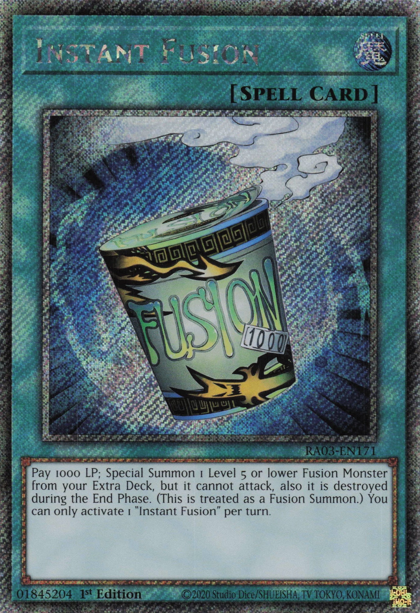 Instant Fusion RA03-EN171 - Quarter Century Secret Rare -