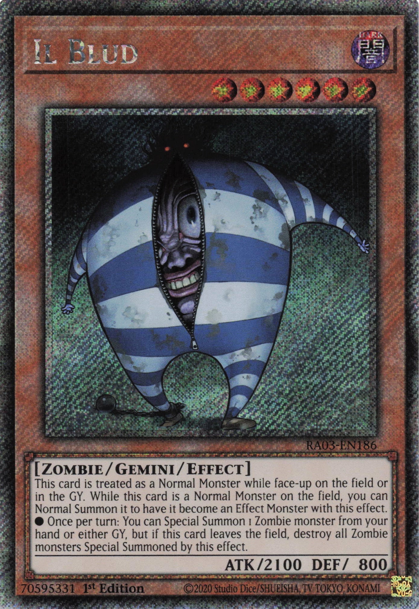 Il Blud RA03-EN186 - Quarter Century Secret Rare -